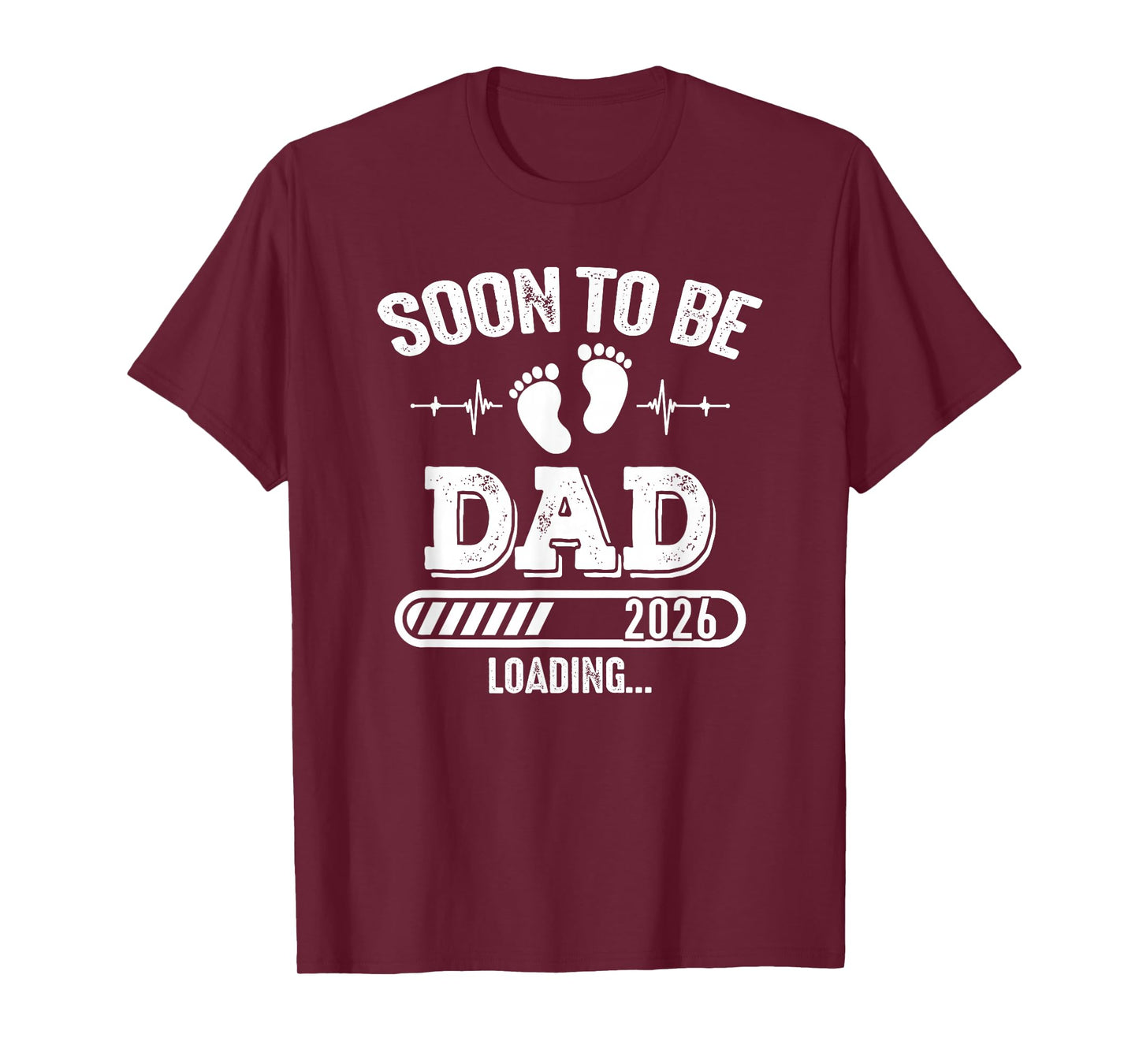 Soon to Be Dad 2026 Loading for Pregnancy Announcement T-Shirt