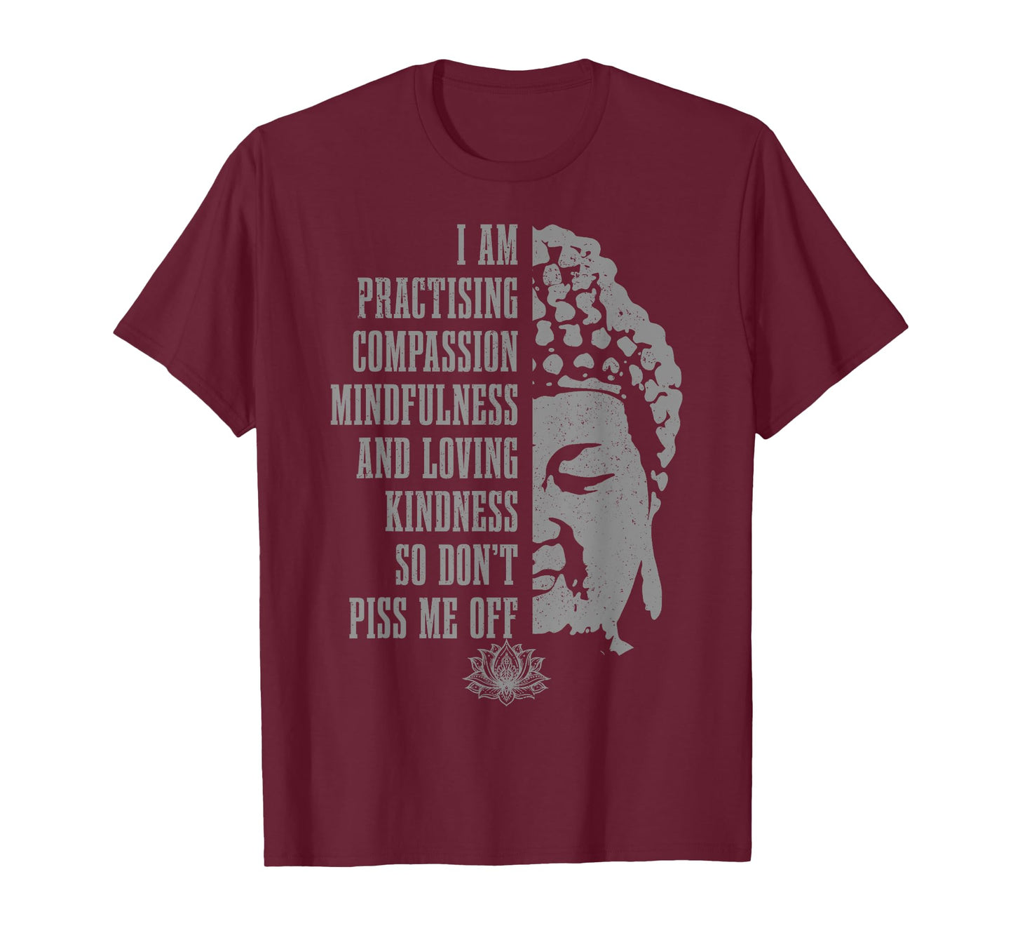 Buddhism Yoga Buddha Meditation Funny Vintage Yogi T-Shirt