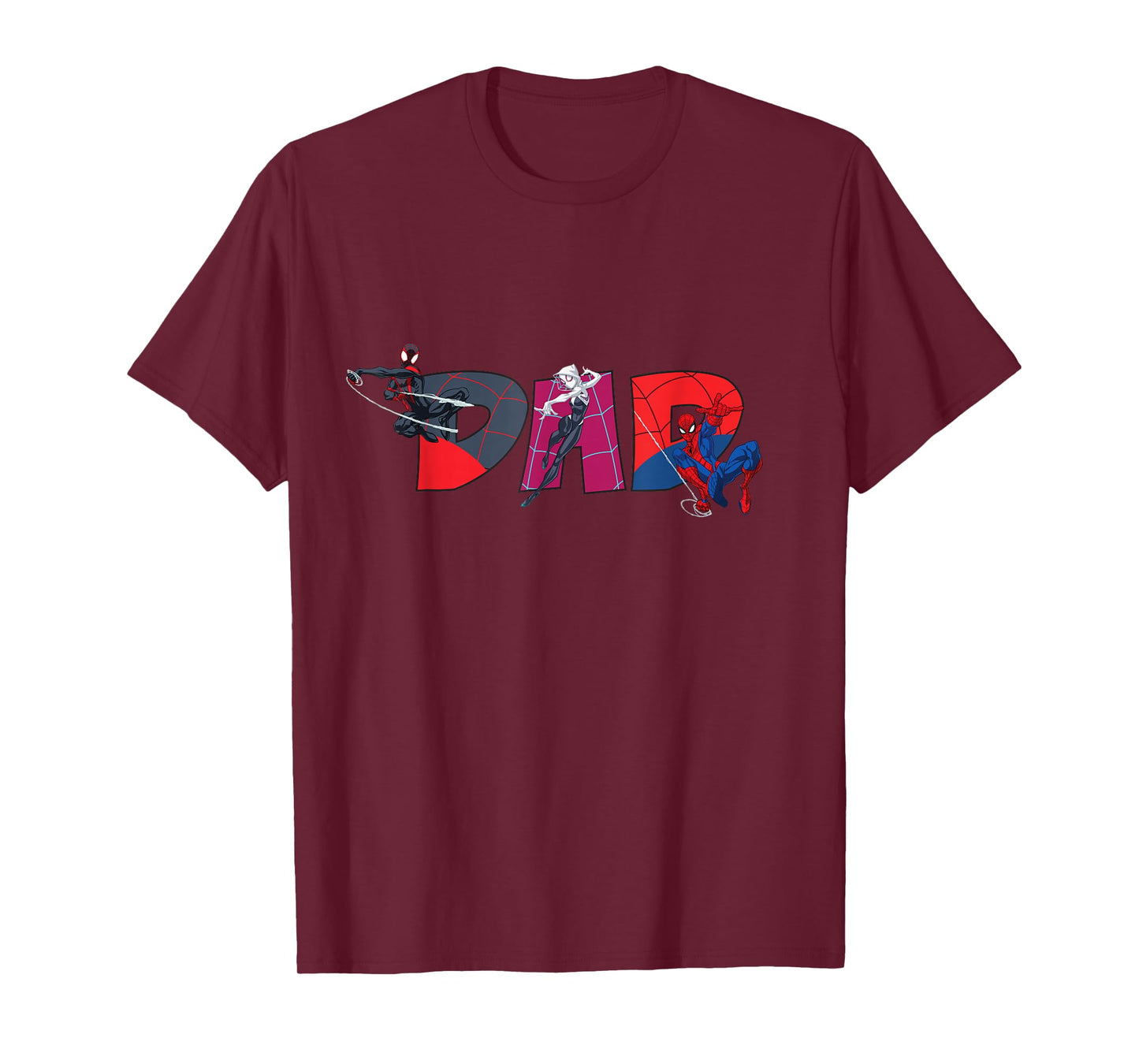 Marvel Spider-Man Trio Dad Father’s Day Family Trip Birthday T-Shirt