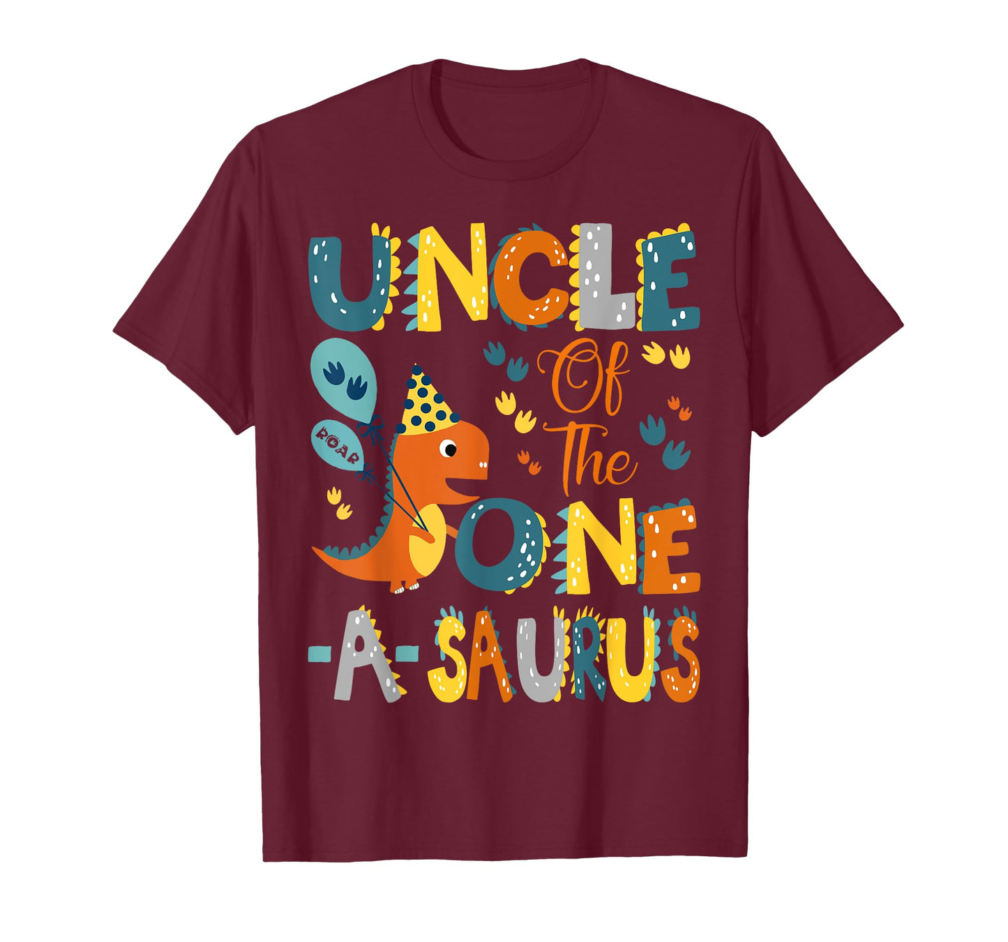 Uncle Of The One-A-Saurus 1St Birthday Dinosaur Party T-Shirt