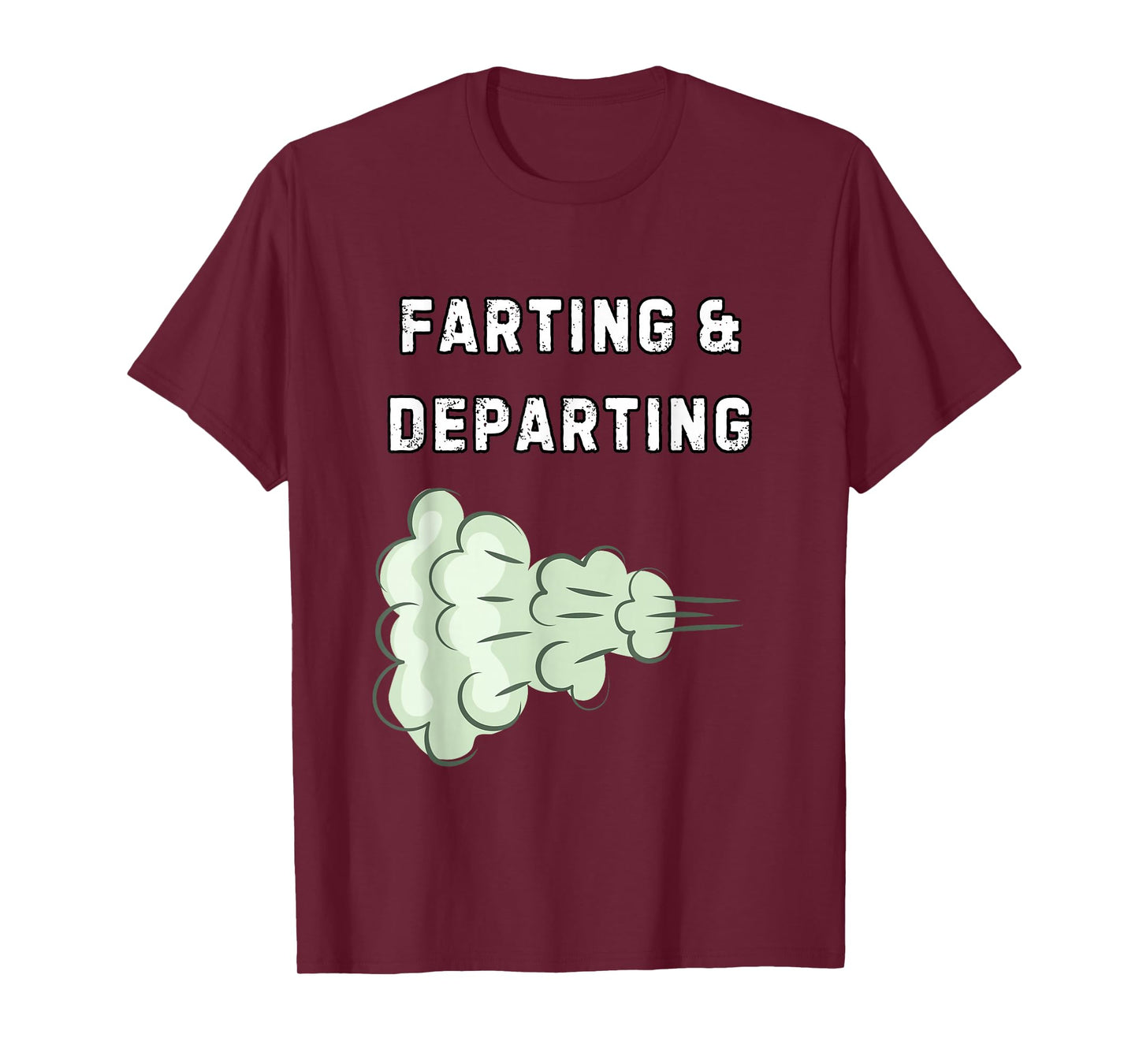 Farting And Departing Funny Hilarious Ugly Airport Swap Gag T-Shirt