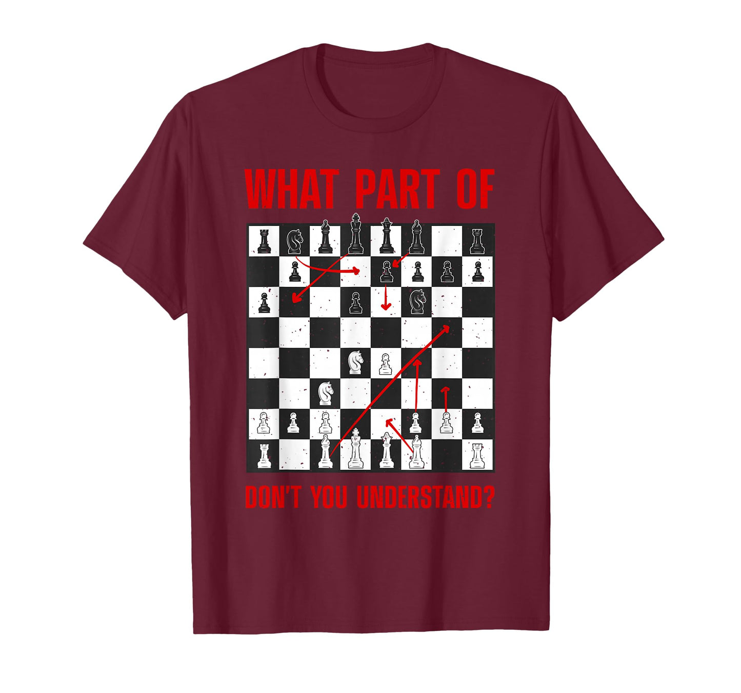 Cool Chess Novelty for Men Women Kid Board Game Chess Player T-Shirt