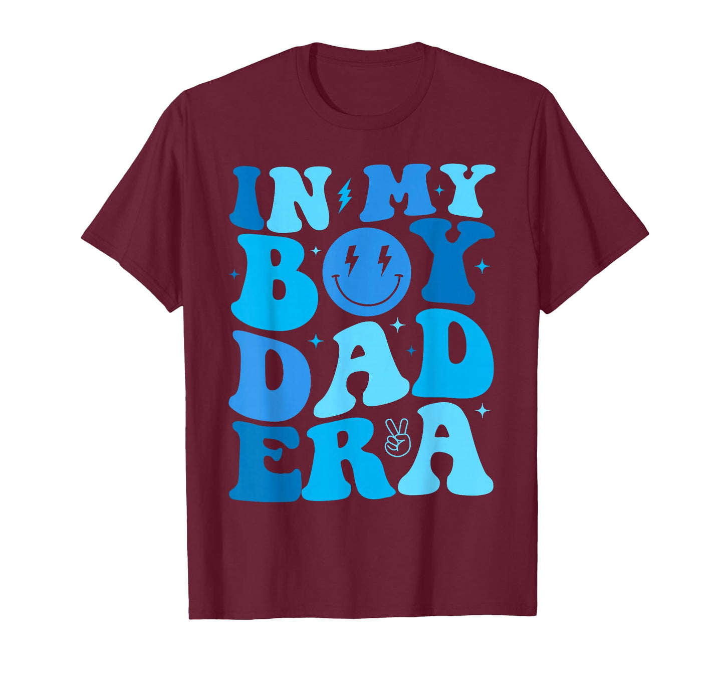 Groovy In My Boy Dad Era For Funny Fathers Day T-Shirt