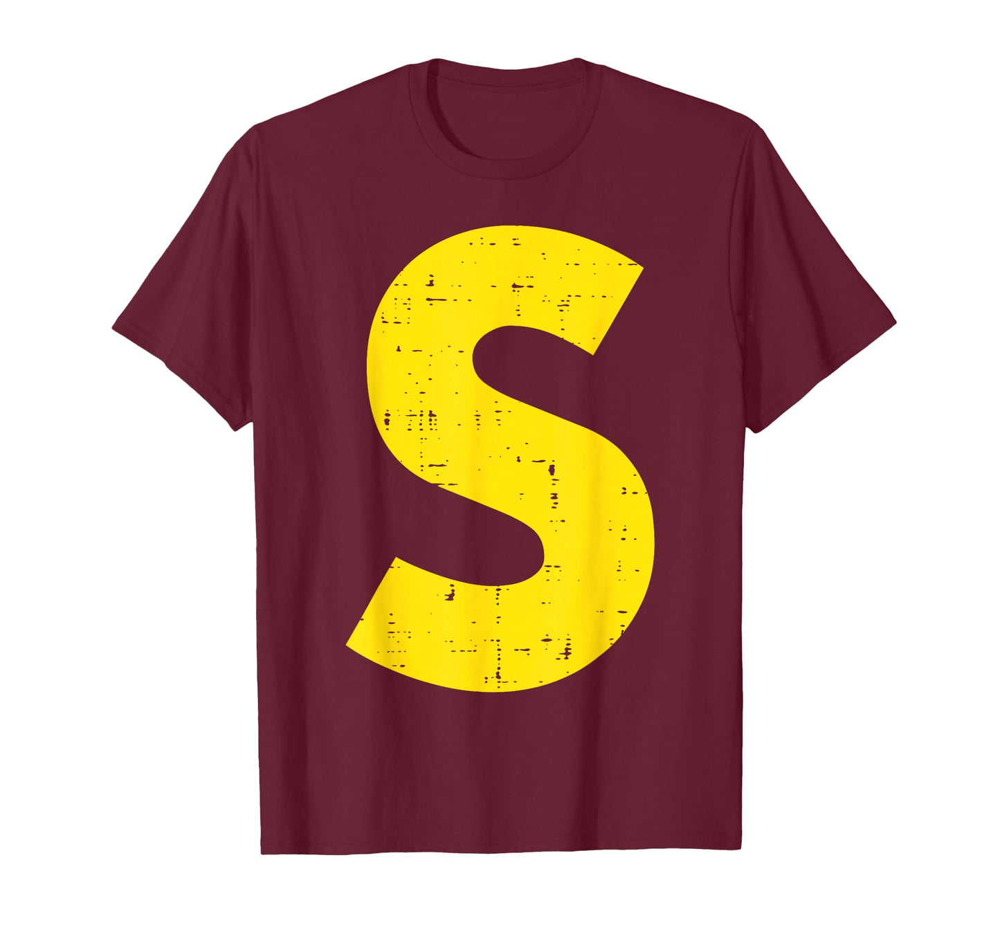 Halloween Letter S Alphabet Matching Costume Women Men Kids T-Shirt