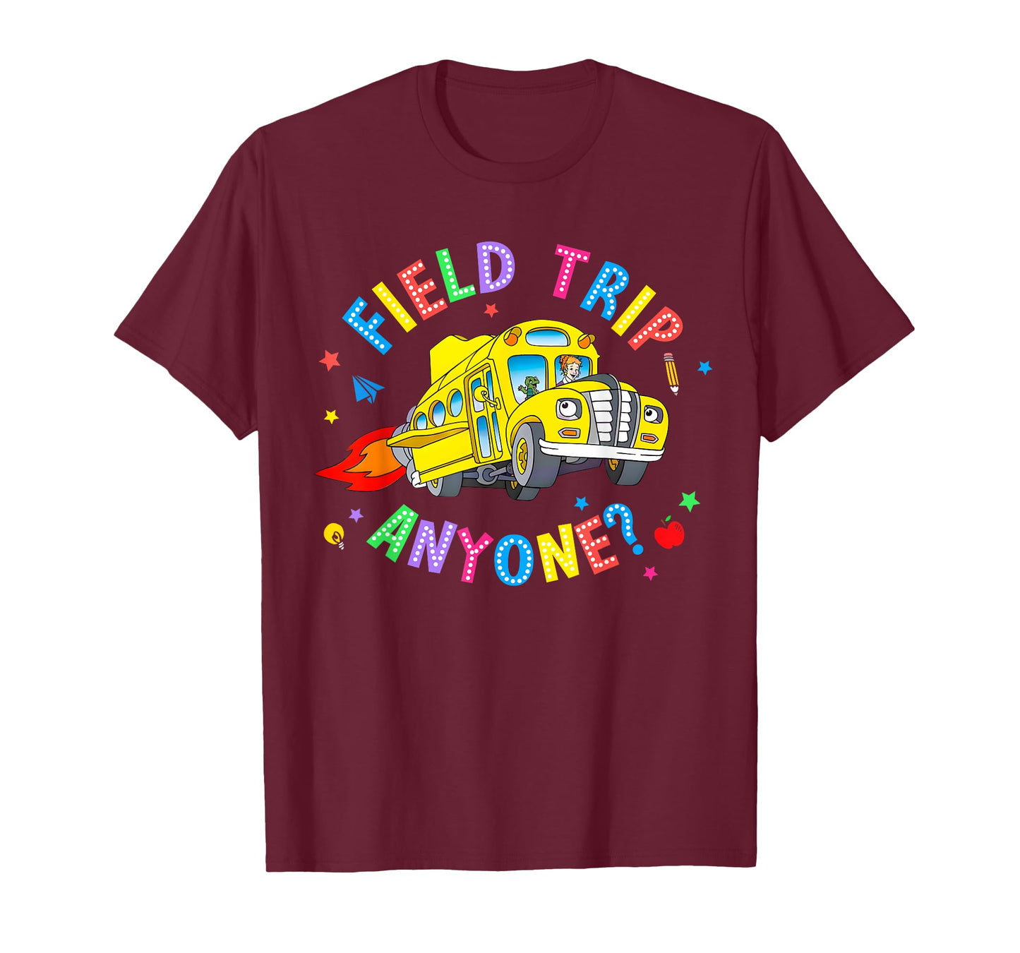 Field Trip Anyone? Field Day Let The Games Begin School Bus T-Shirt