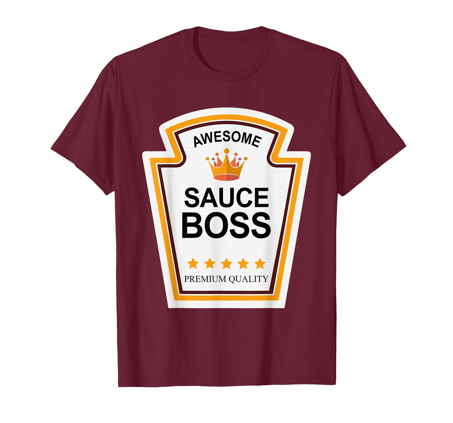 Sauce Boss Costume Funny BBQ Cook Food T-Shirt