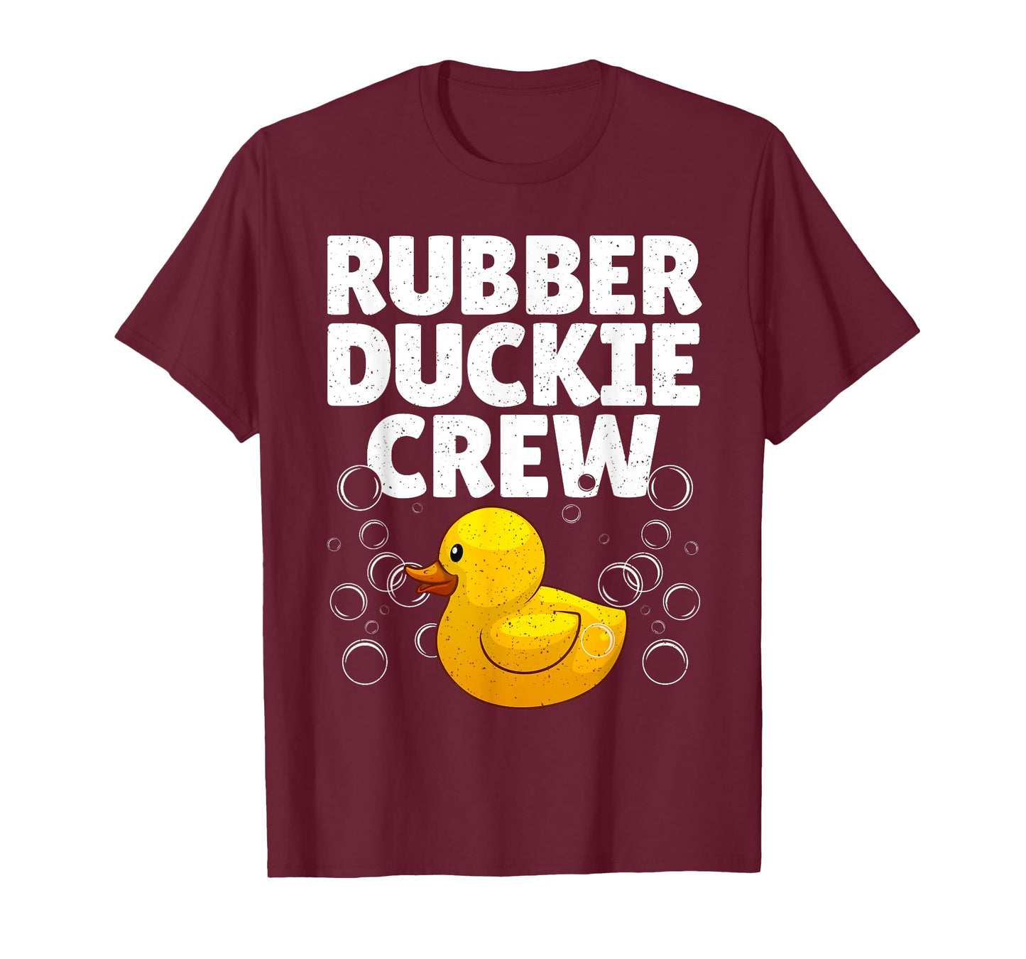 Best Rubber Duck Art For Men Women Kids Rubber Duckie Crew T-Shirt