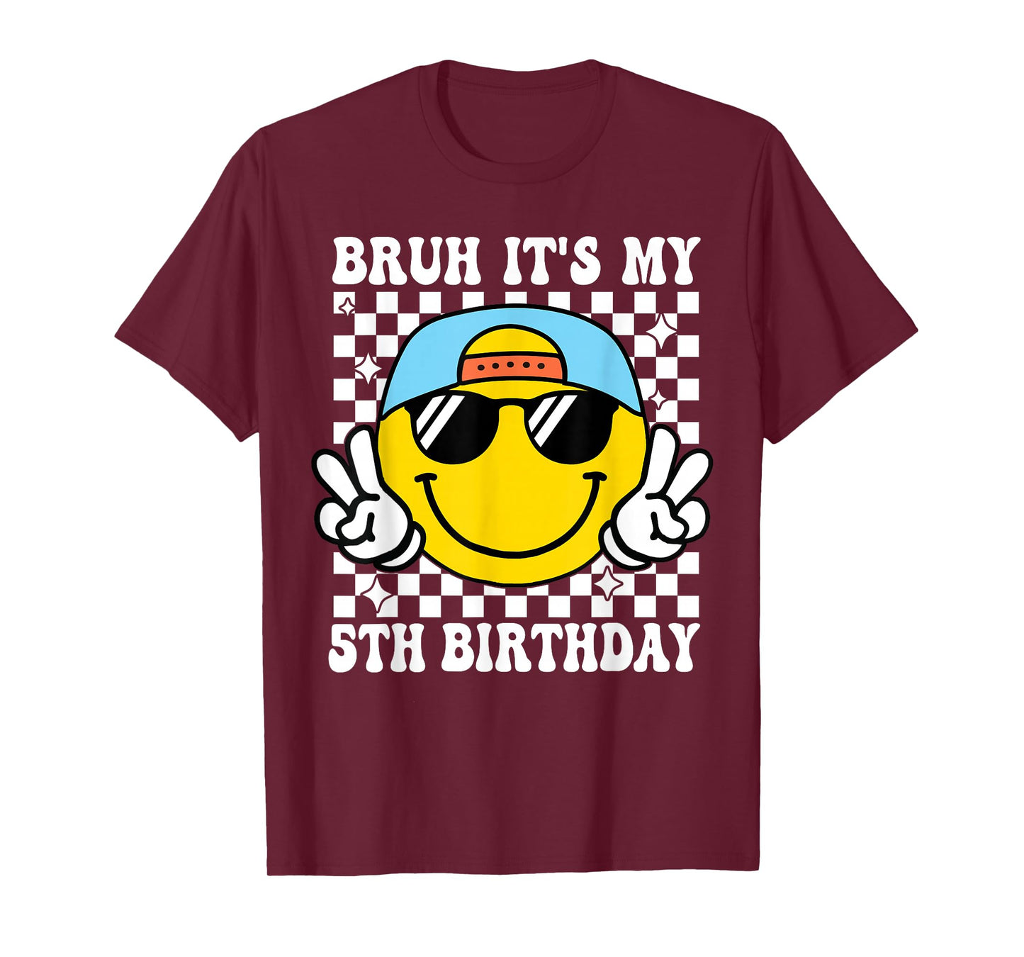 Bruh It's My 5th Birthday 5 Year Old Birthday Boys Girls T-Shirt