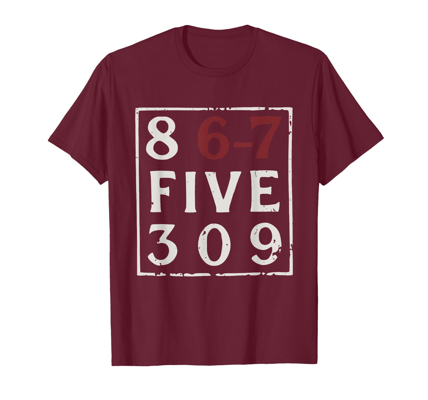 Vintage 80's Music 86-75309 Jenny 8675309 Six Seven 67 Meme T-Shirt