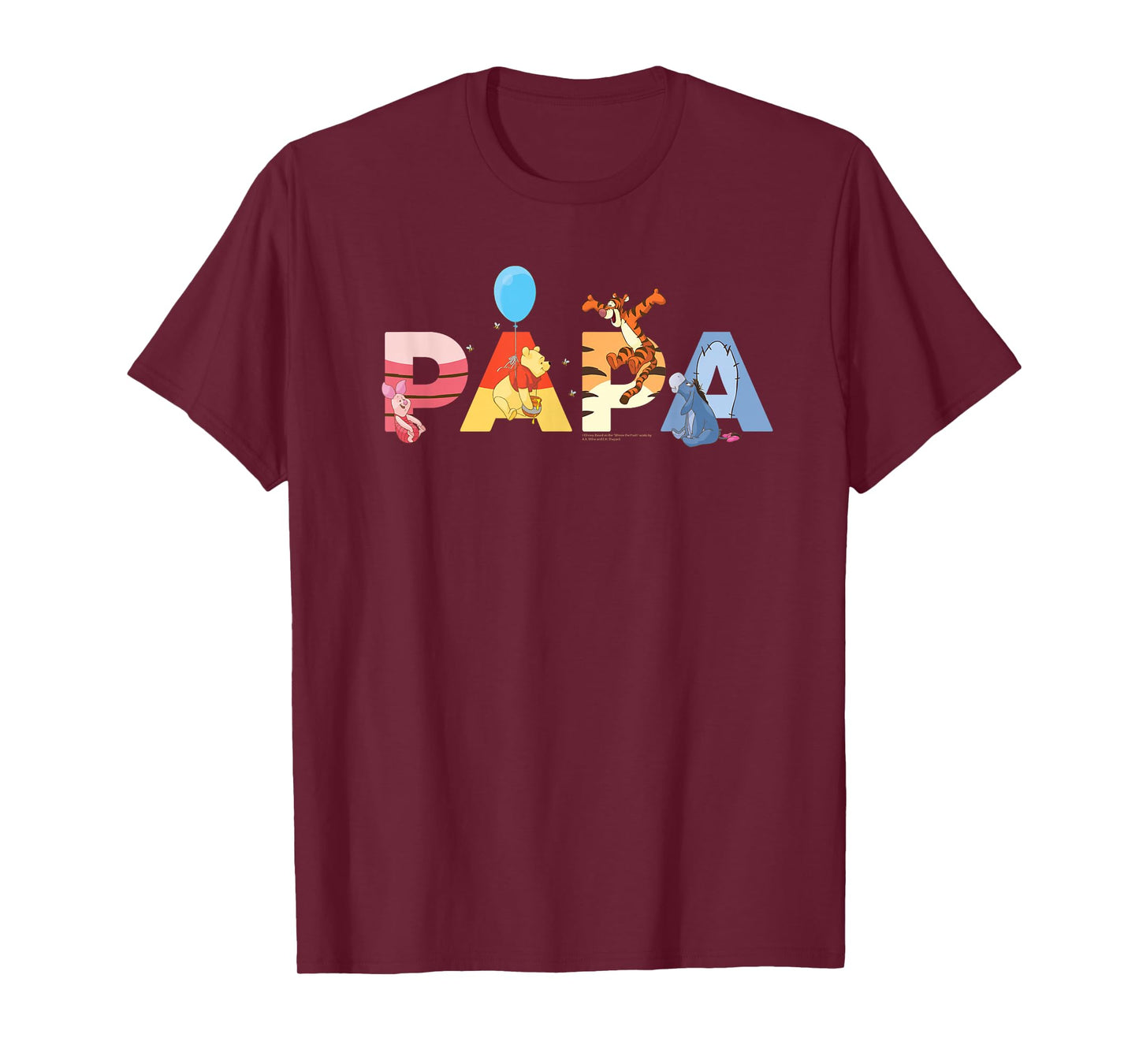 Disney Winnie the Pooh & Friends Papa Father's Day Birthday T-Shirt