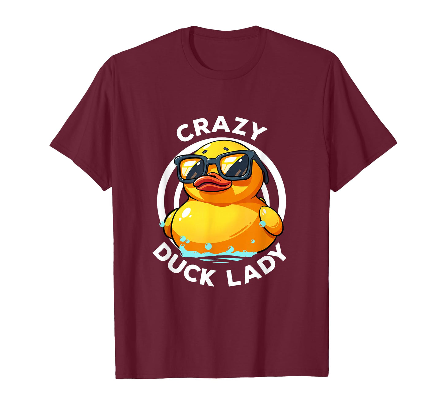 Crazy Duck Lady Cute Duck Mom Duck Owner Funny I Love Ducks T-Shirt