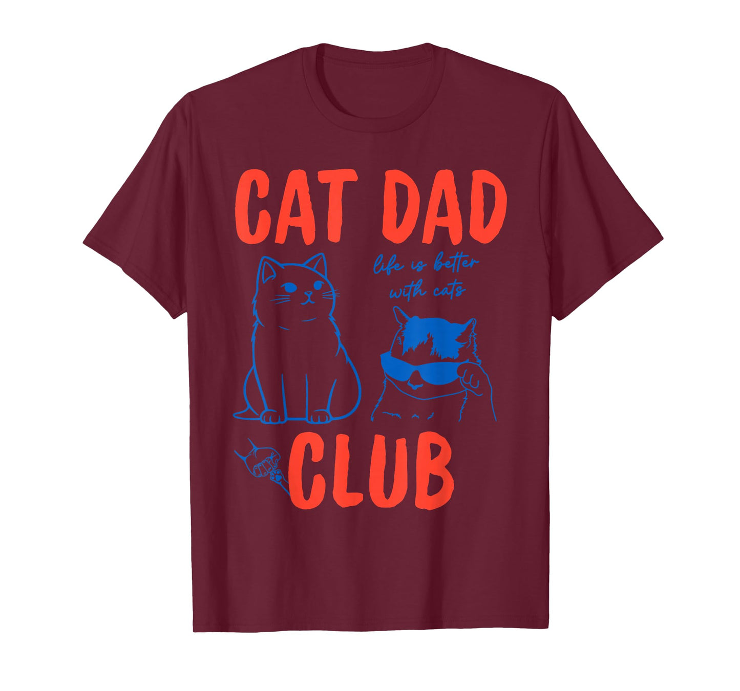 Father's Day Cat Dad T-Shirt
