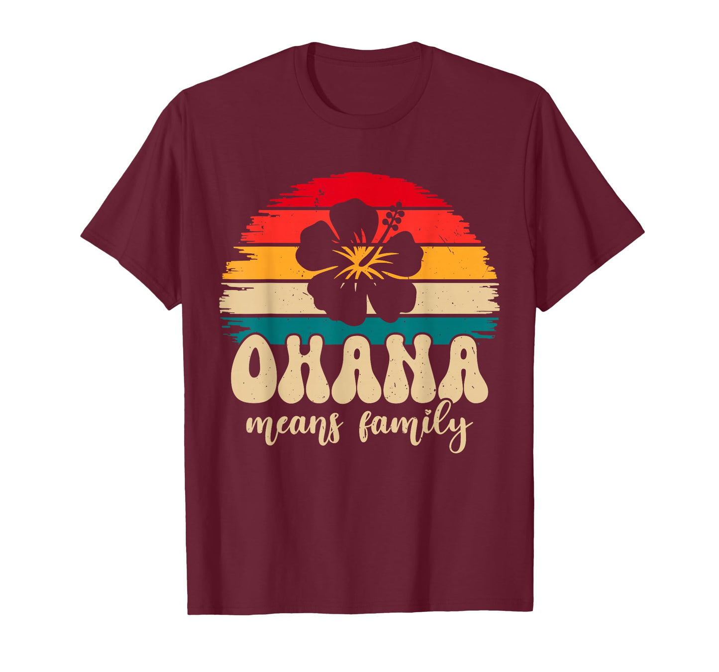 Ohana means Family Hawaii Summer Vacation Holiday T-Shirt