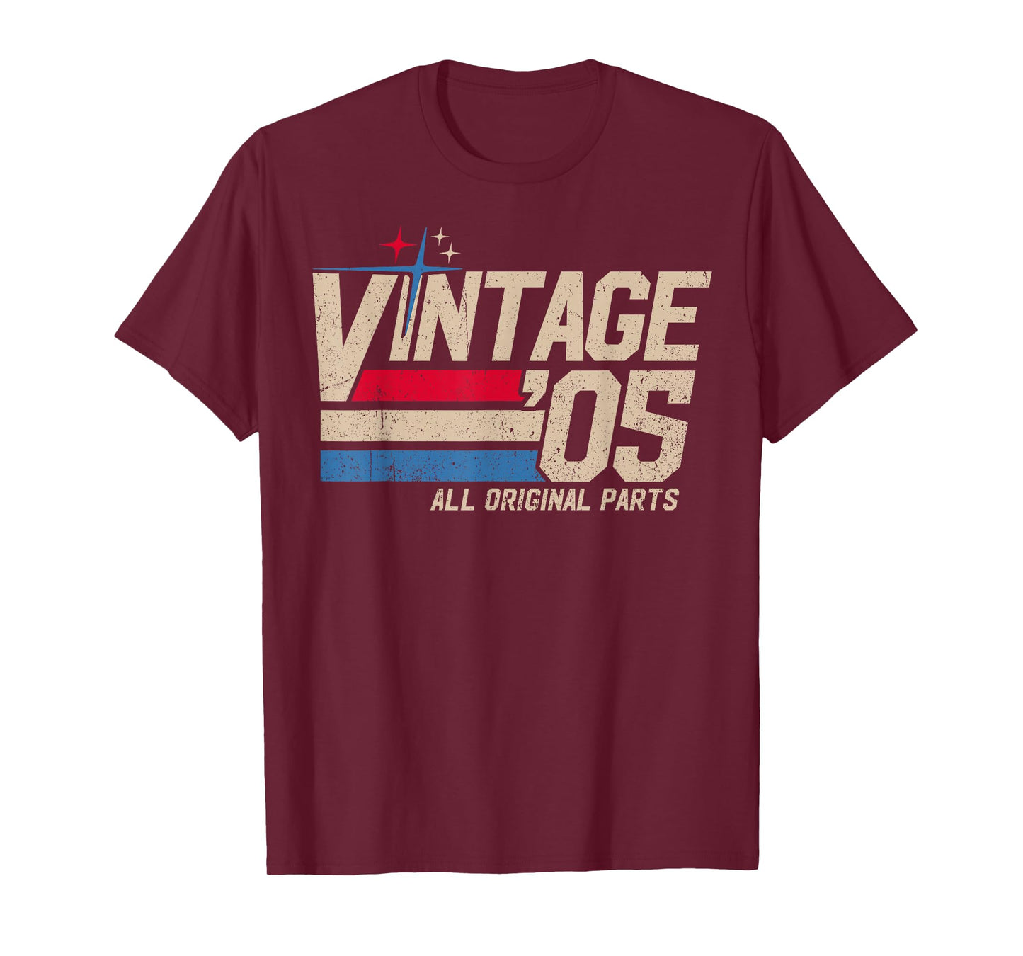 Vintage '05 Retro 20th Birthday for Men Dad USA Since 2005 T-Shirt