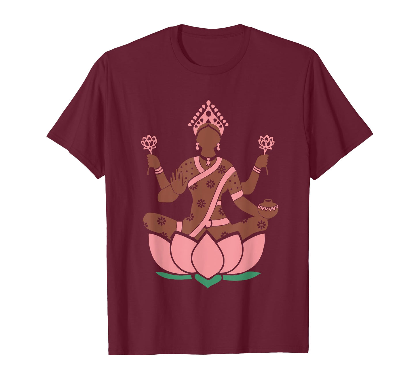 Lakshmi Sri T Shirt Hindu Hinduism Gods tee T-Shirt