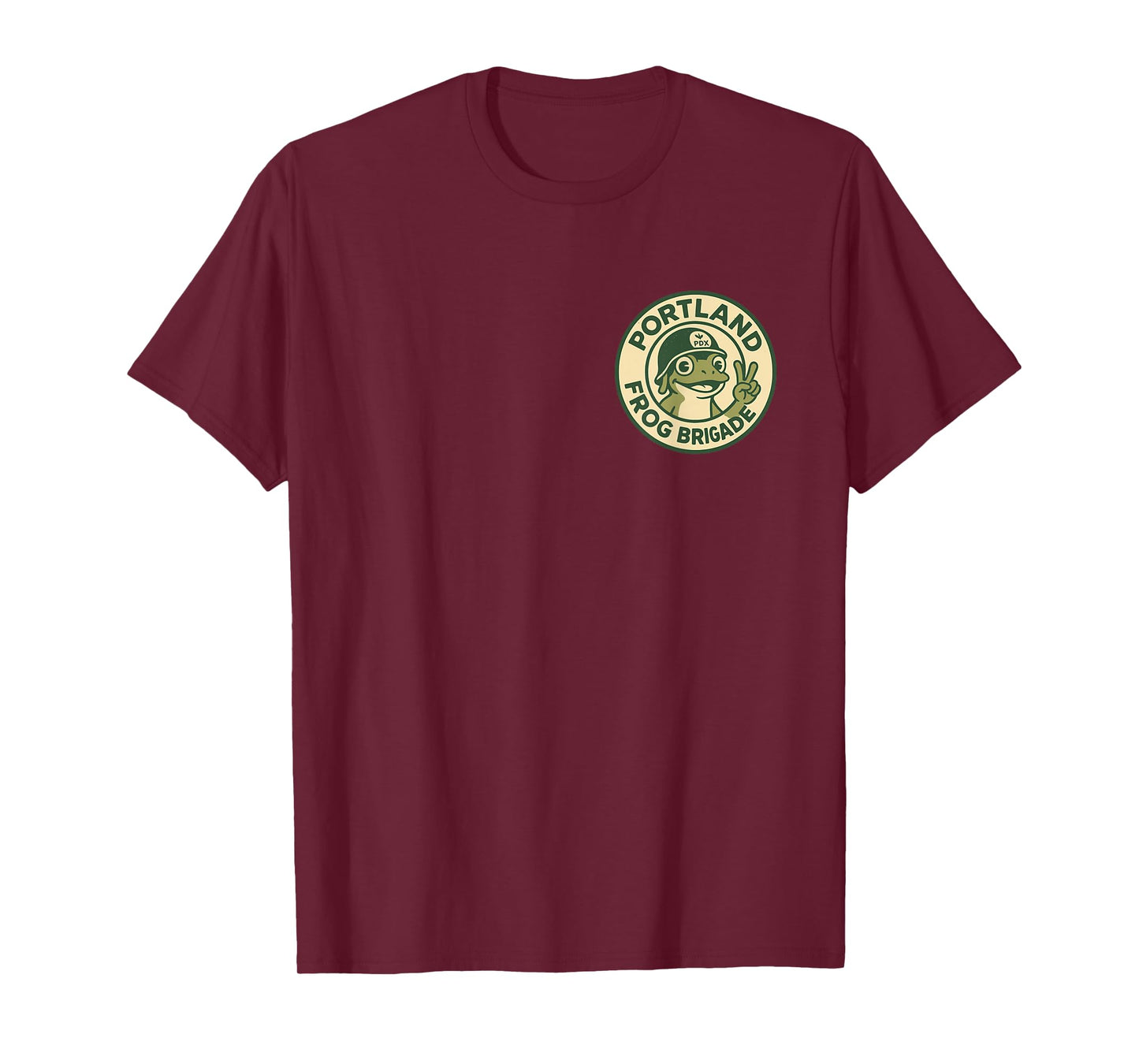 Portland Frog Brigade Funny Protest Activist T-Shirt