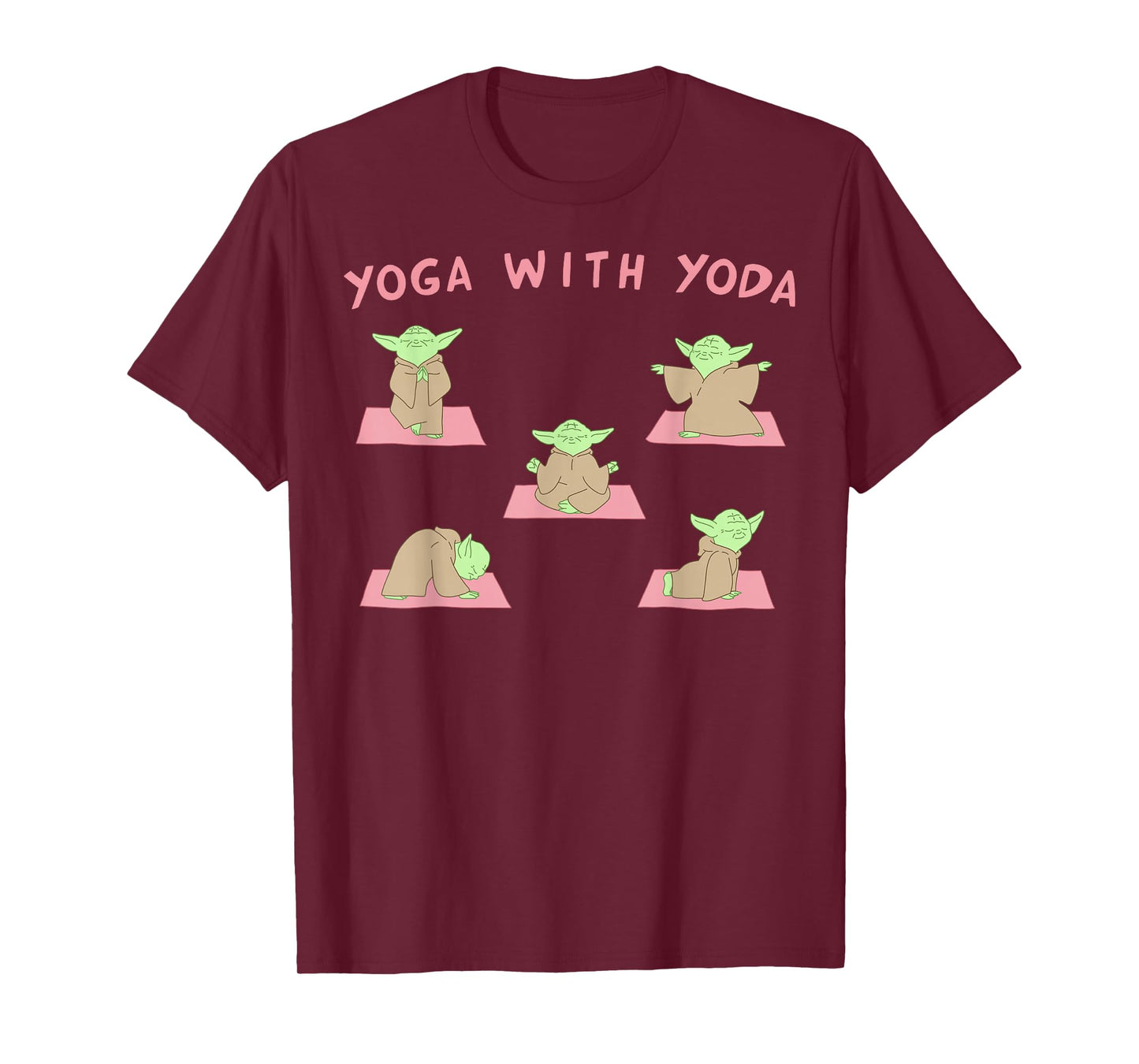 Star Wars Yoga With Yoda T-Shirt