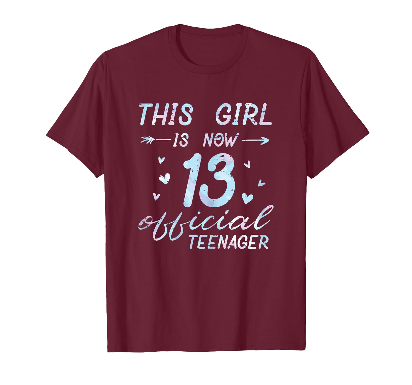 This Girl Is Now 13 Official Teenager 13th Birthday Teens T-Shirt