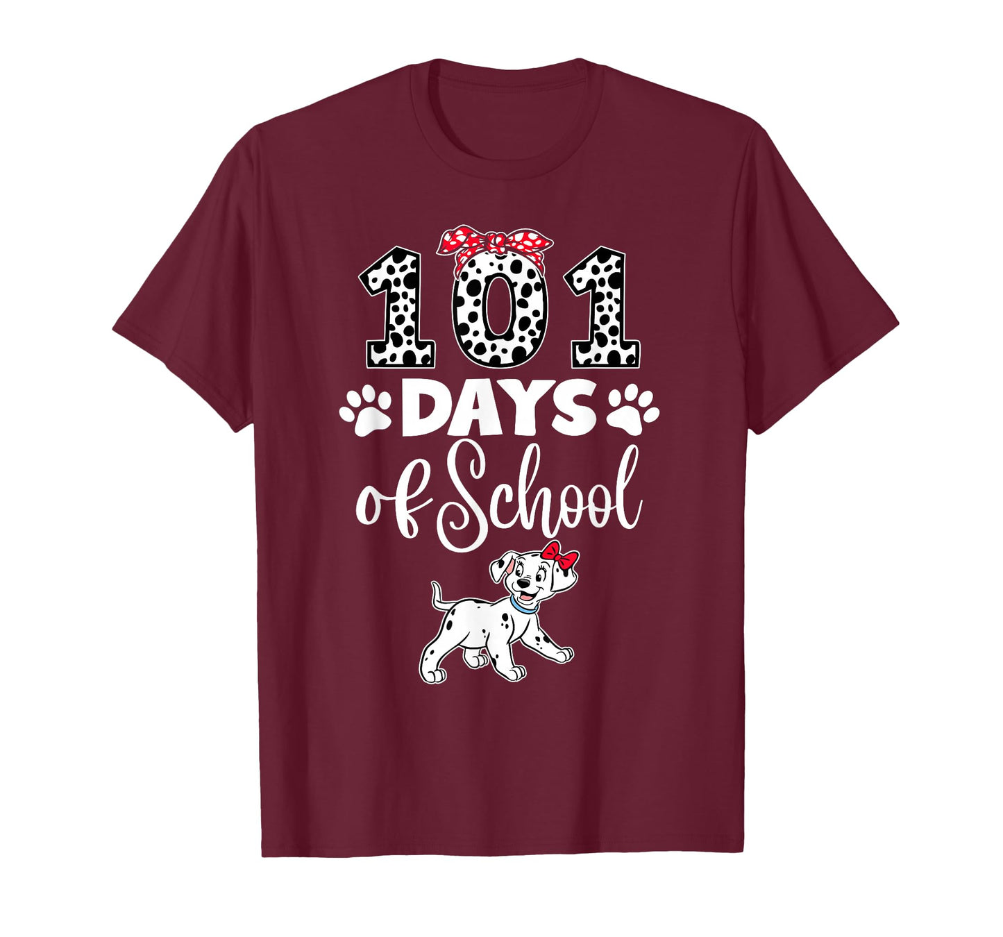 Happy 101 Days School Cute Dog 100 Days Smarter Student Kids T-Shirt