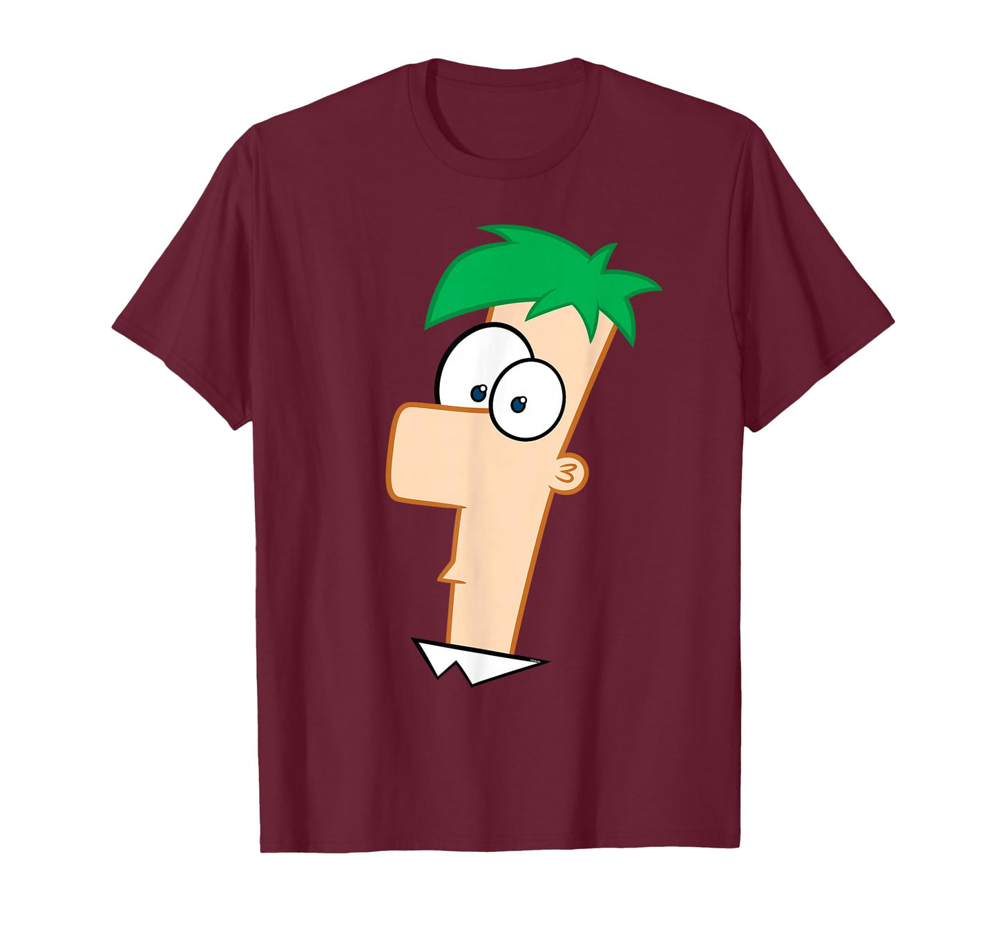 Disney Phineas and Ferb Big Face Ferb Costume T-Shirt