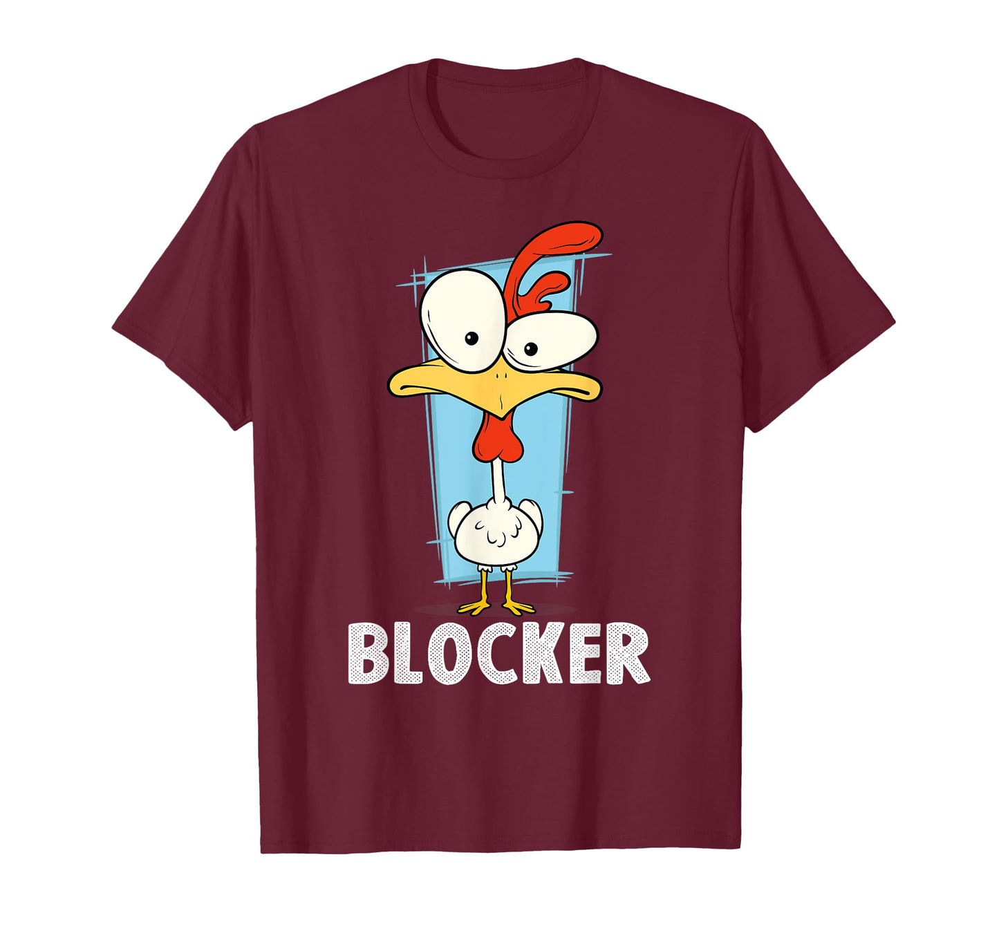 Cock Blocker Men's Funny Novelty Rooster Cock Chicken Women T-Shirt