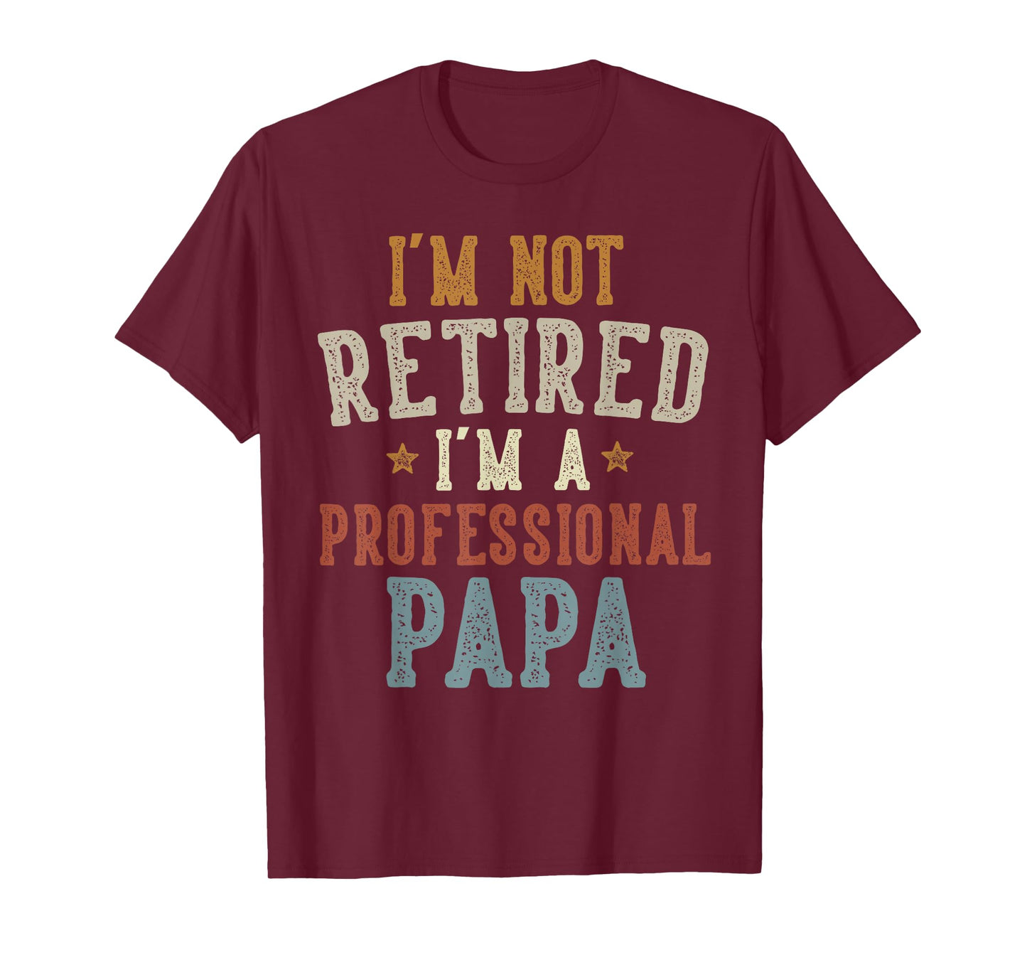 I'm Not Retired I'm A Professional Papa Father's Day T-Shirt