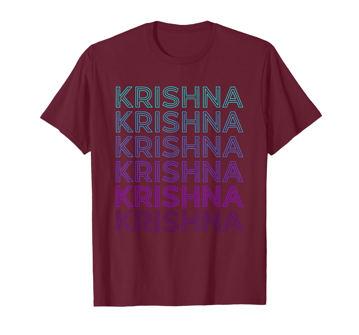 Krishna Hindu God Mythology Hinduism Retro T-Shirt