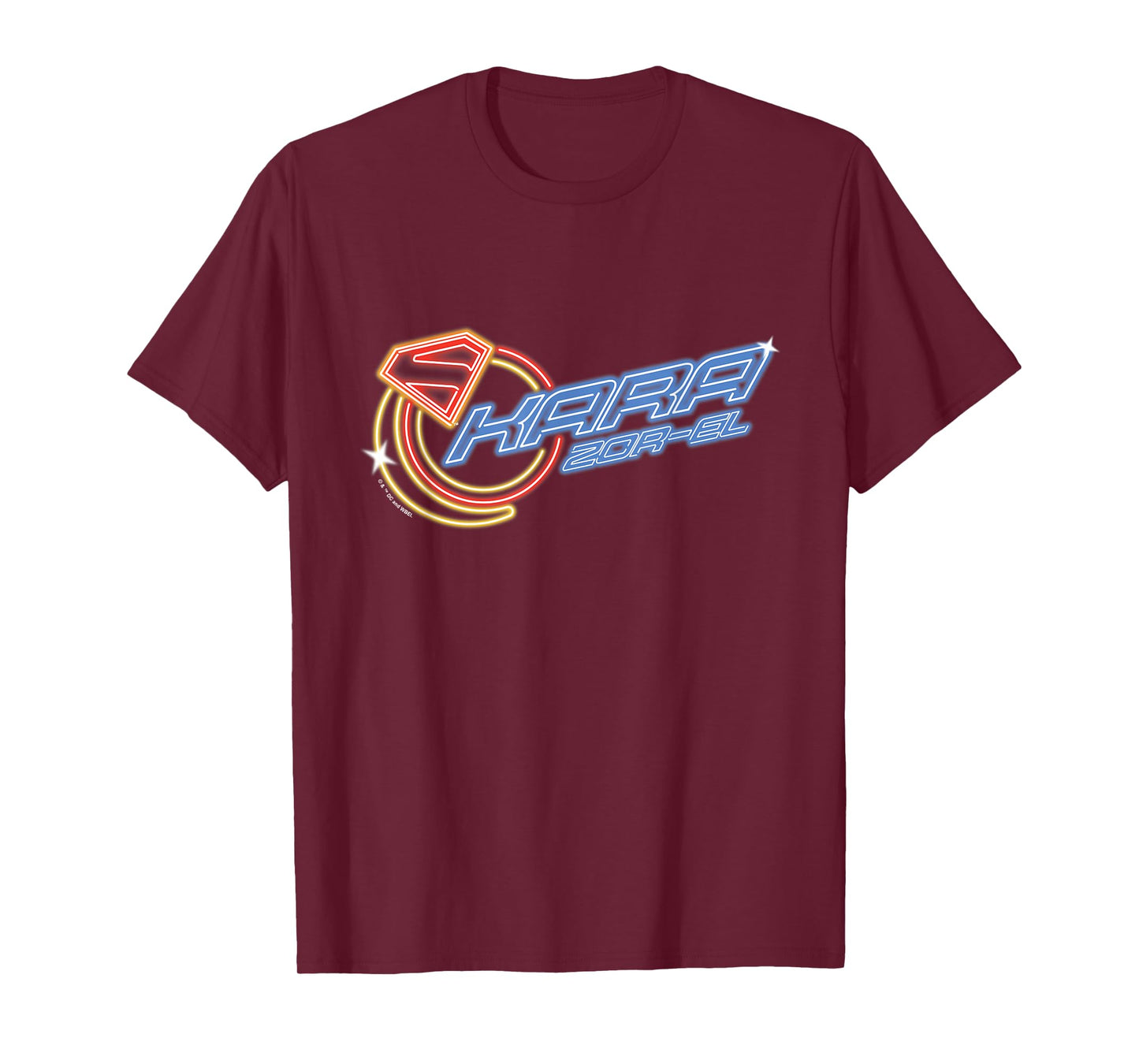 Supergirl 2026 Neon Glow Kara Zor-El Sign T-Shirt