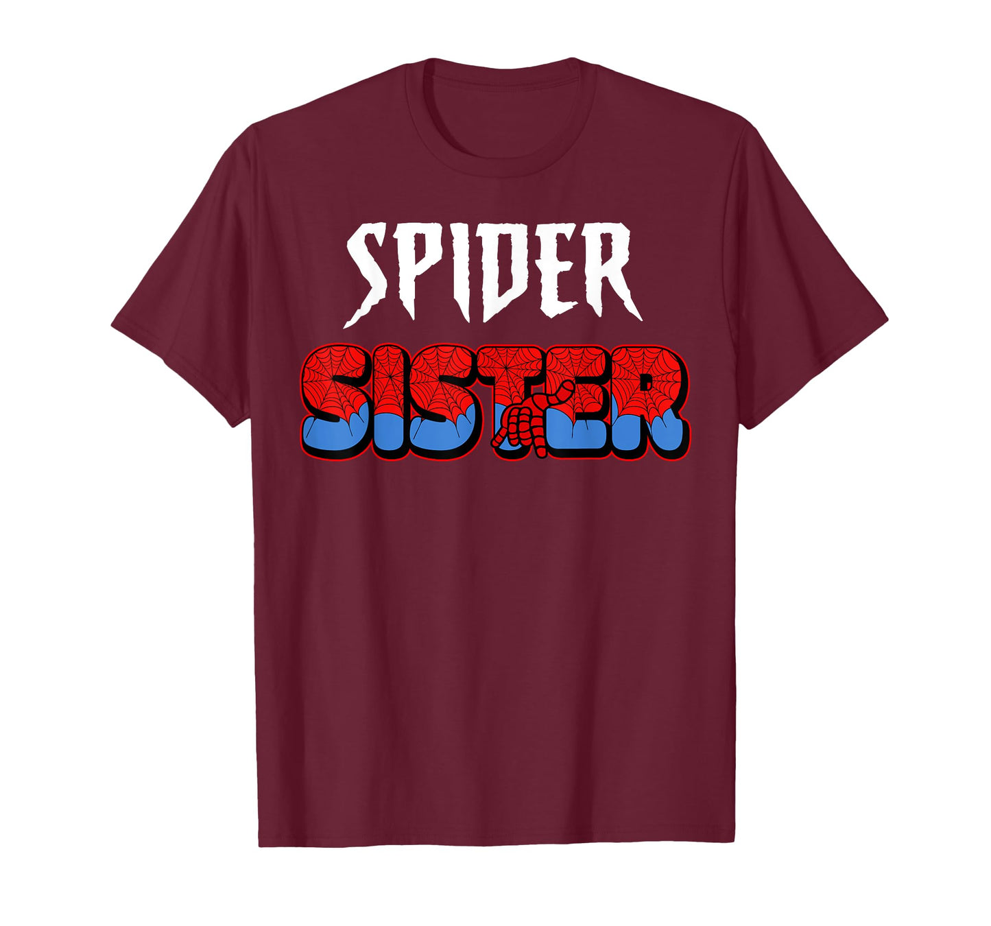 Groovy Spider Sister Matching Family Birthday Party Theme T-Shirt