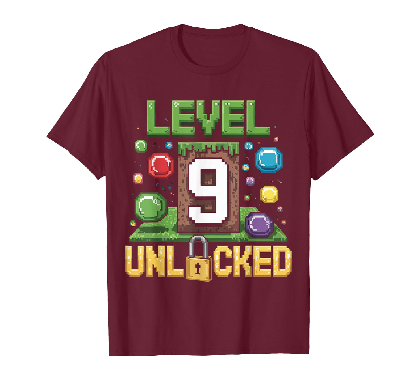 Birthday Children's Shirt Level 9 Unlocked 9 T-Shirt