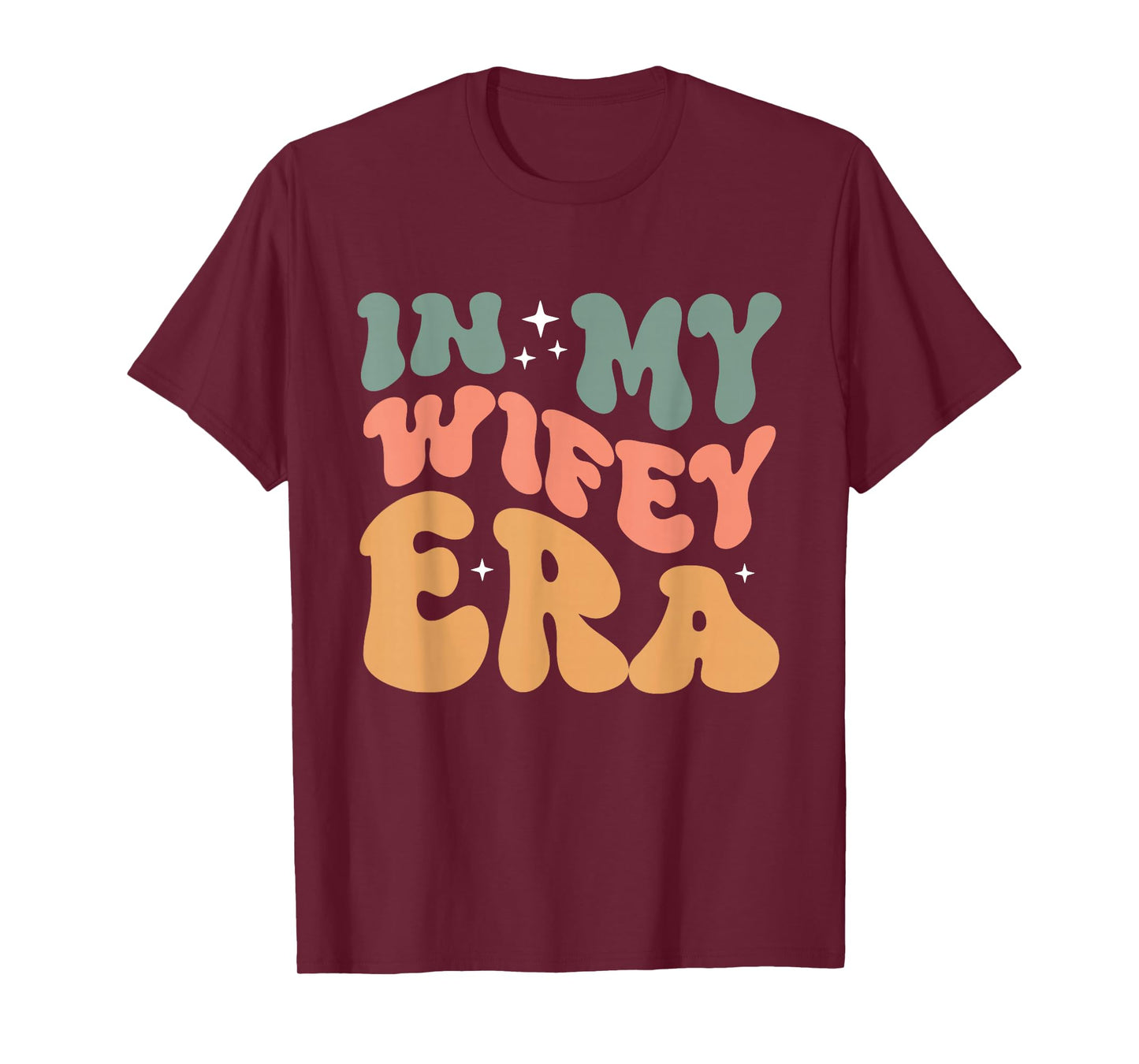 In My Wifey Era Groovy Wife Women Married T-Shirt
