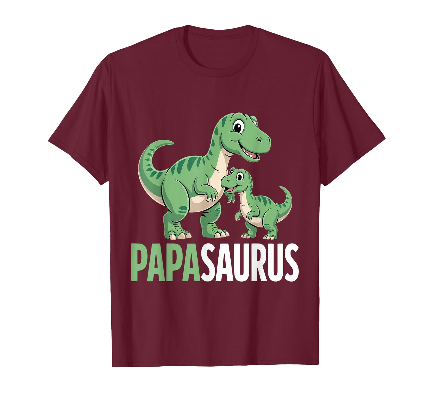 Father's Day Papasaurus Funny Dino Kids Dad T-Shirt