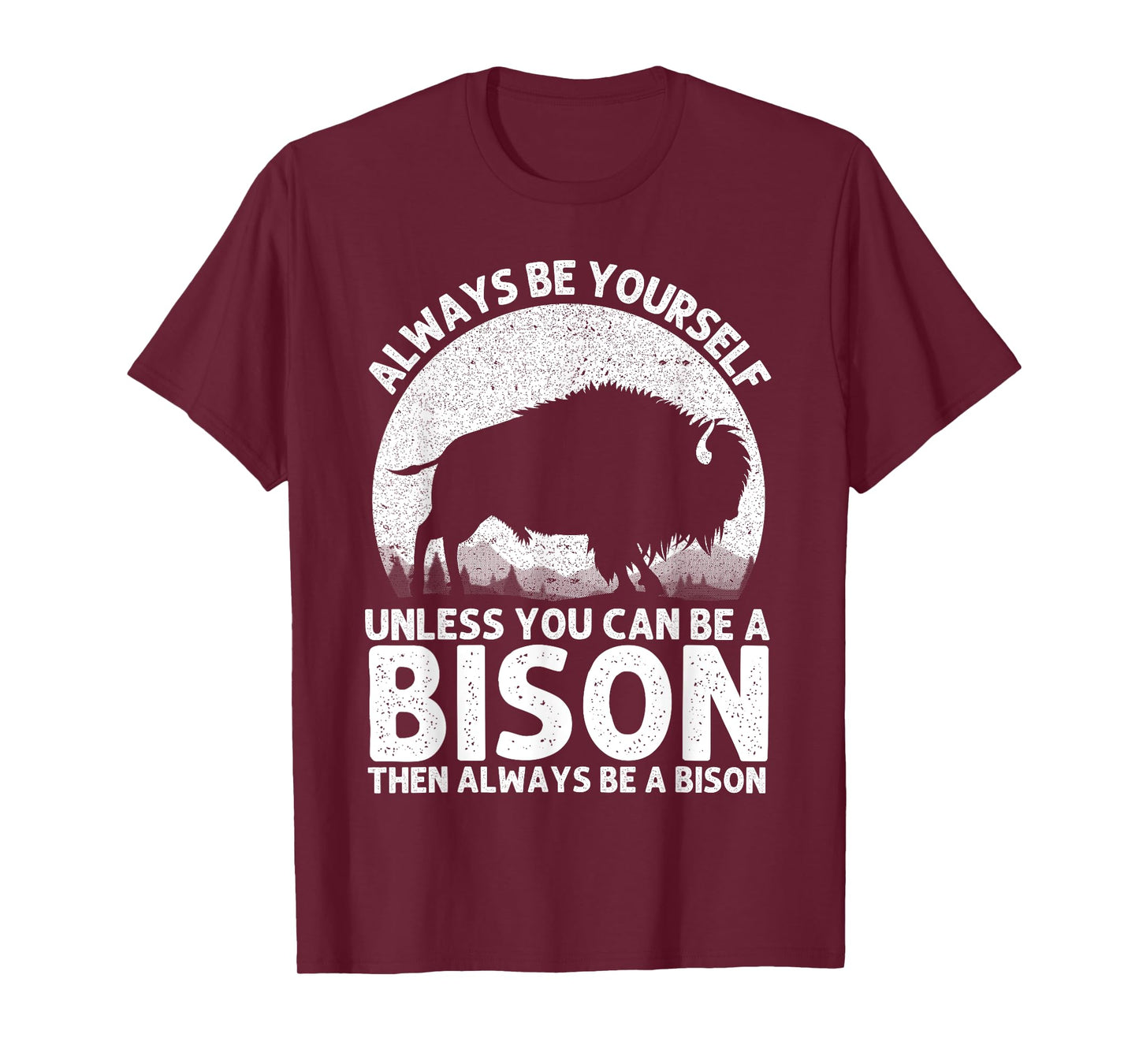 Cool Bison Design For Men Women Buffalo Animal Lovers Bison T-Shirt