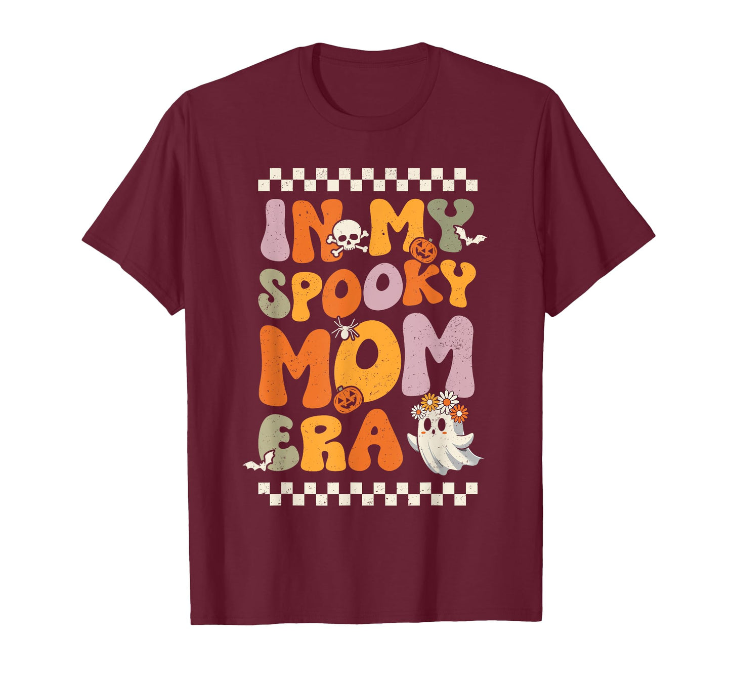 In My Spooky Mom Era Funny Ghost Halloween Mother's Day T-Shirt