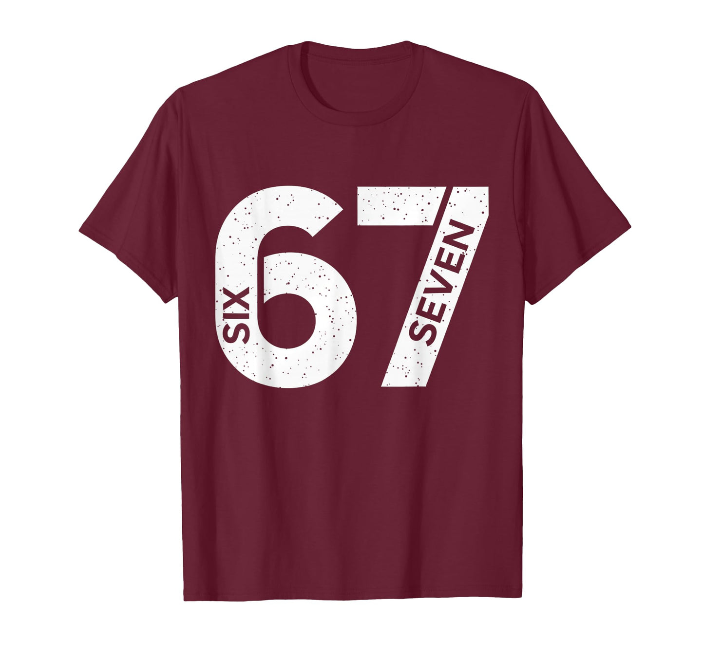 Cool Six Seven Number Gen Alpha Slang 6 7 Trending Meme T-Shirt