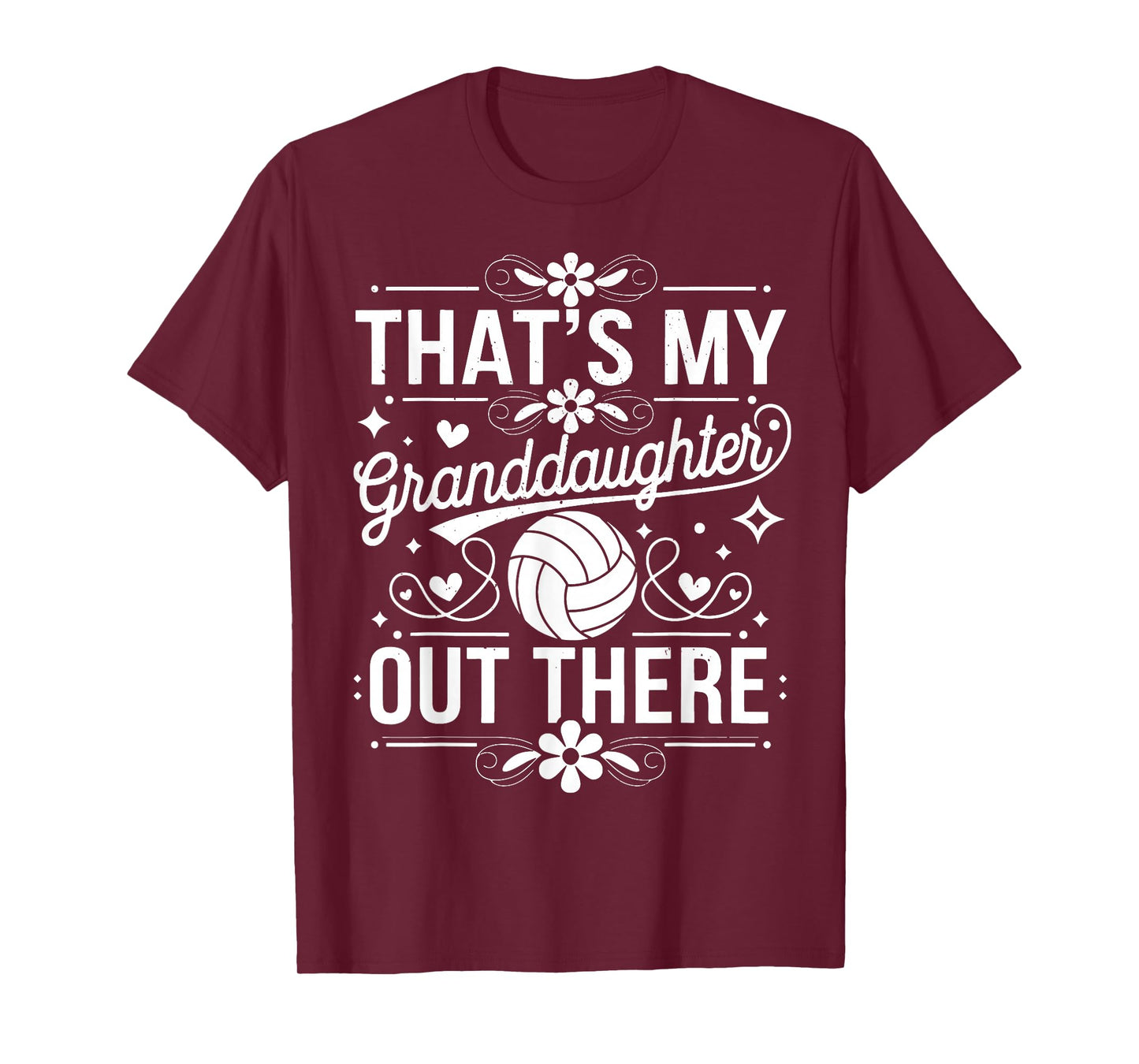 That's My Granddaughter Out There Volleyball For Grandma T-Shirt