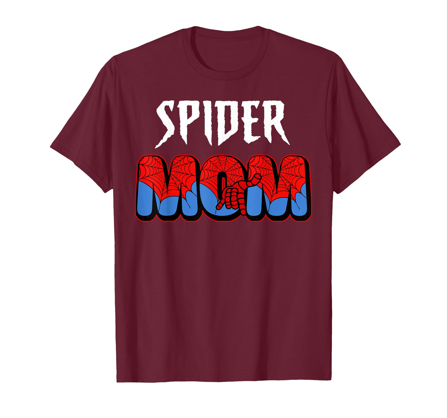 Women Spider Mom Mother's Day Matching Family Birthday T-Shirt