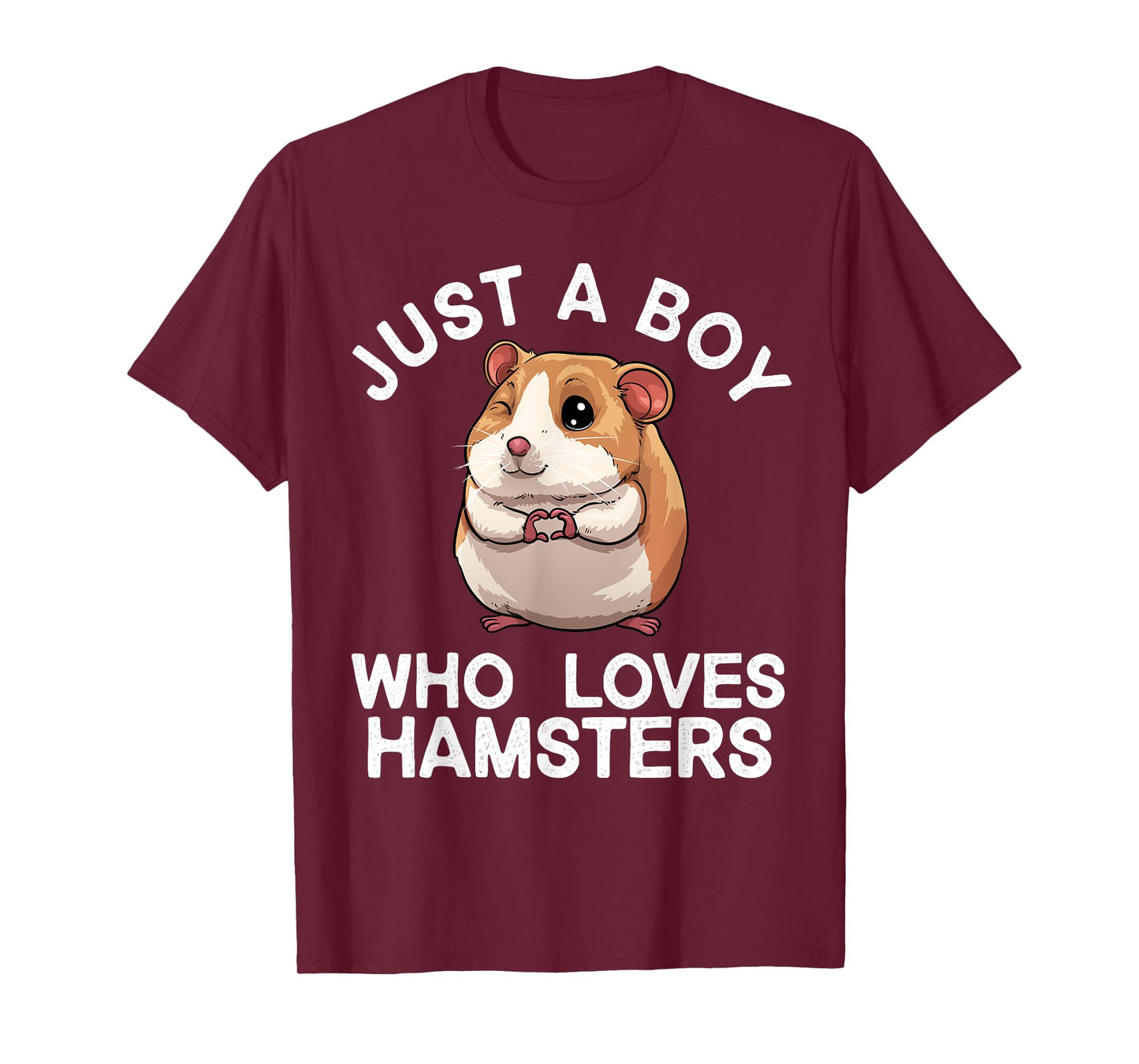 Cute Hamster Art For Boys Men Kids Rodent Hamster Lover T-Shirt