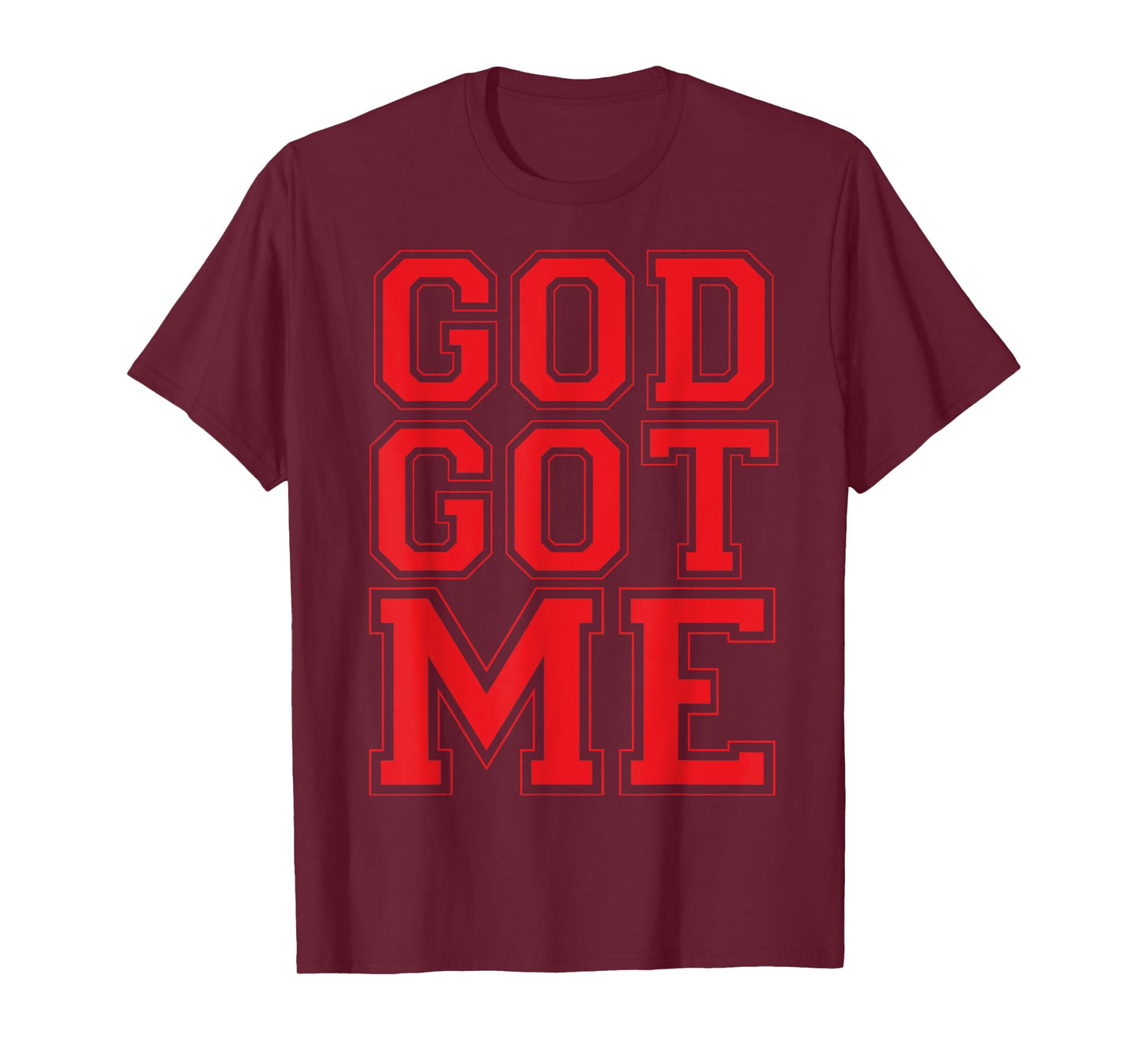 Christian T Shirts God Got Me (Red) T-Shirt