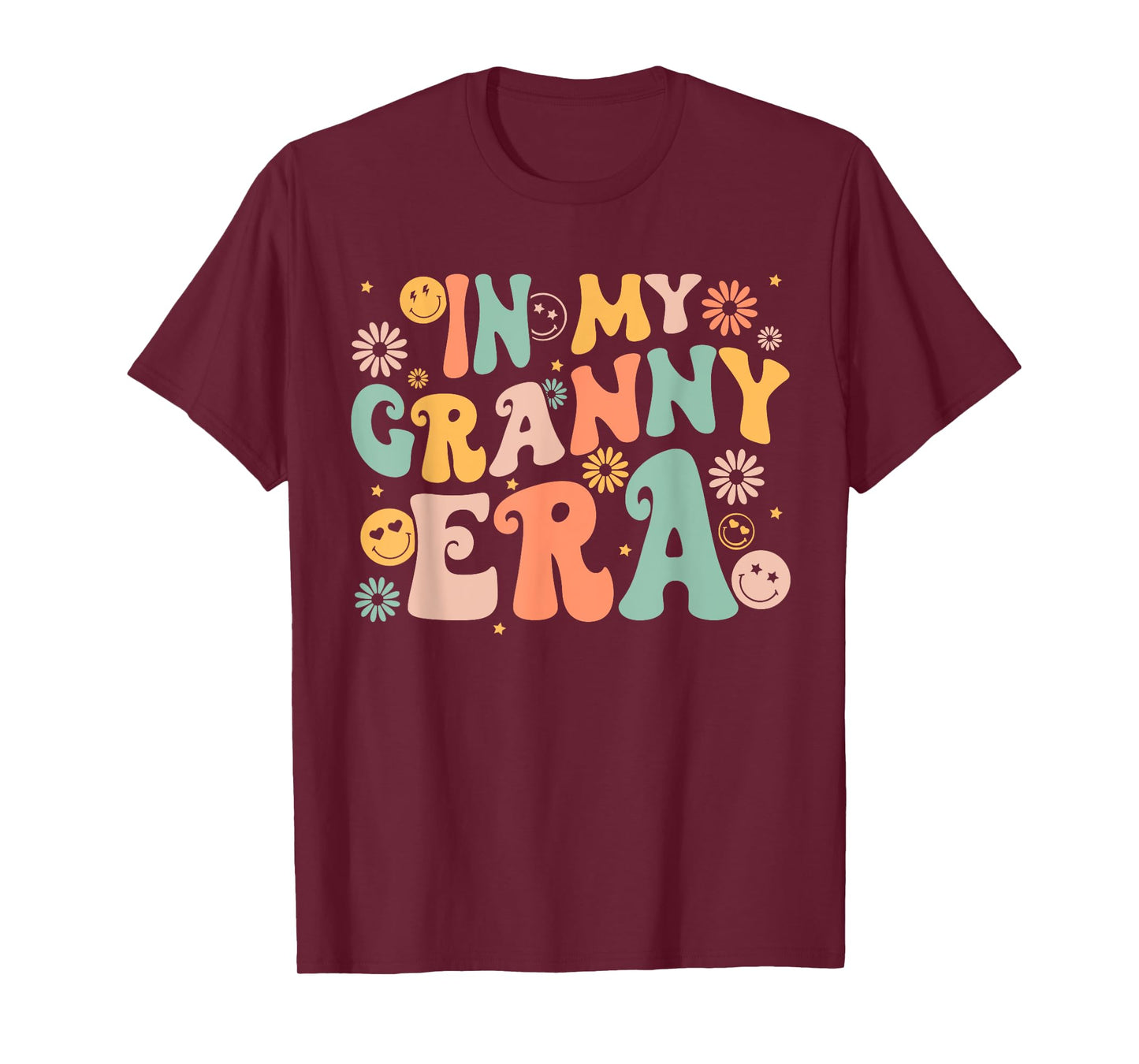 In My Granny Era Groovy Retro Cool for Grandma Mother's Day T-Shirt