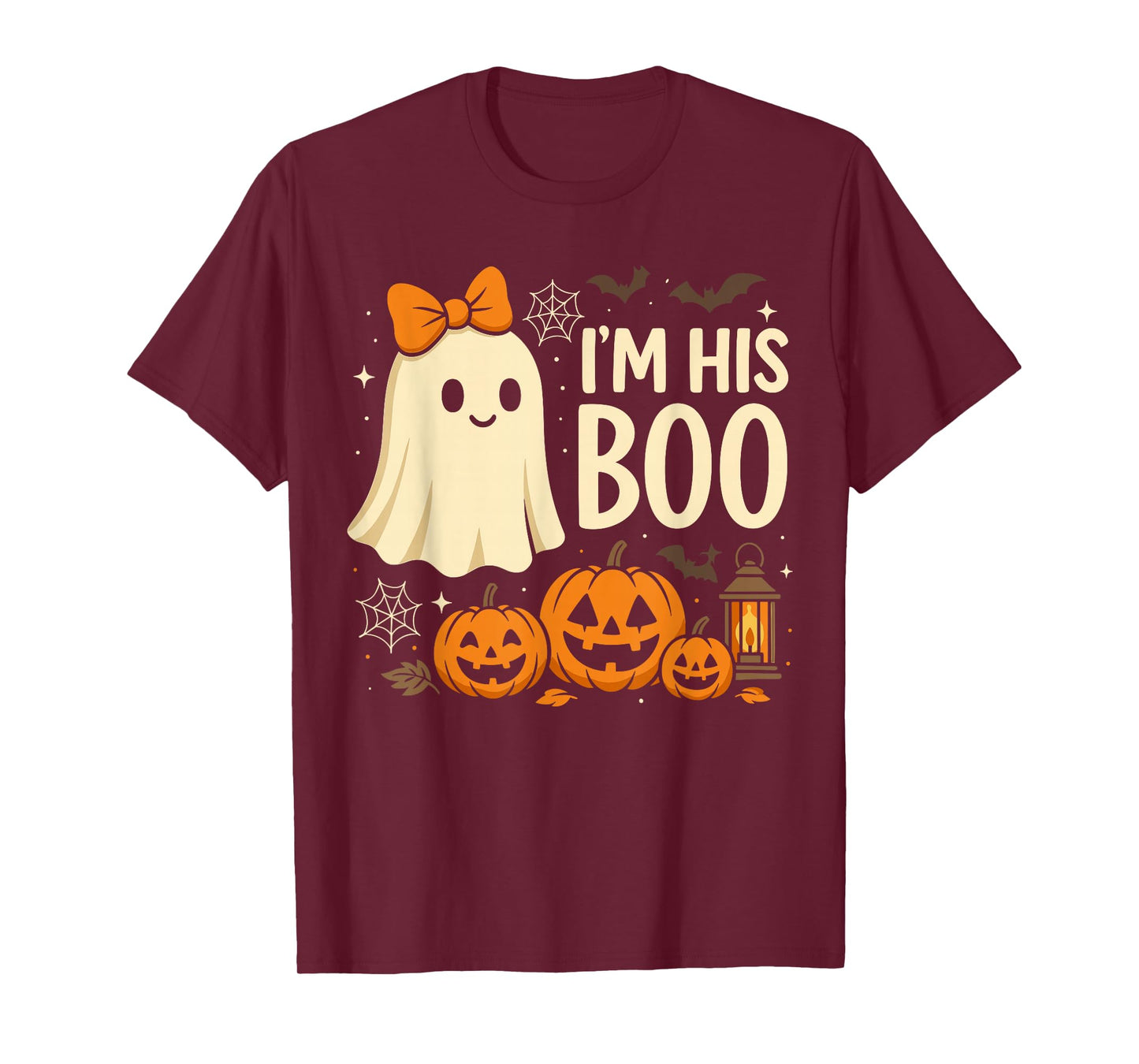 Halloween His and Hers Matching Outfits, Ghost I'm His Boo T-Shirt