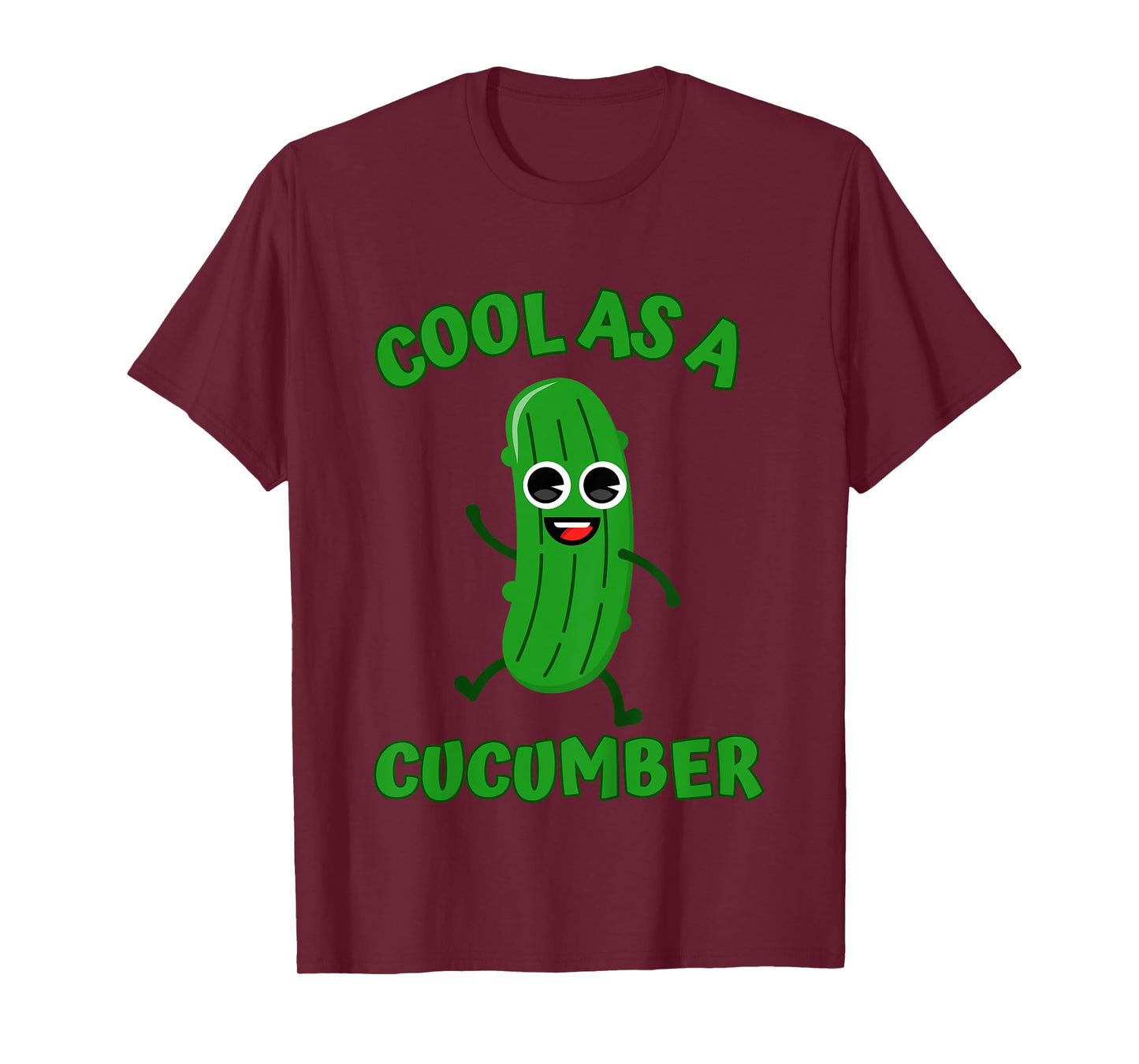 Kids Cool as a Cucumber Costume Funny Cucumber Kids Girls Novelty T-Shirt