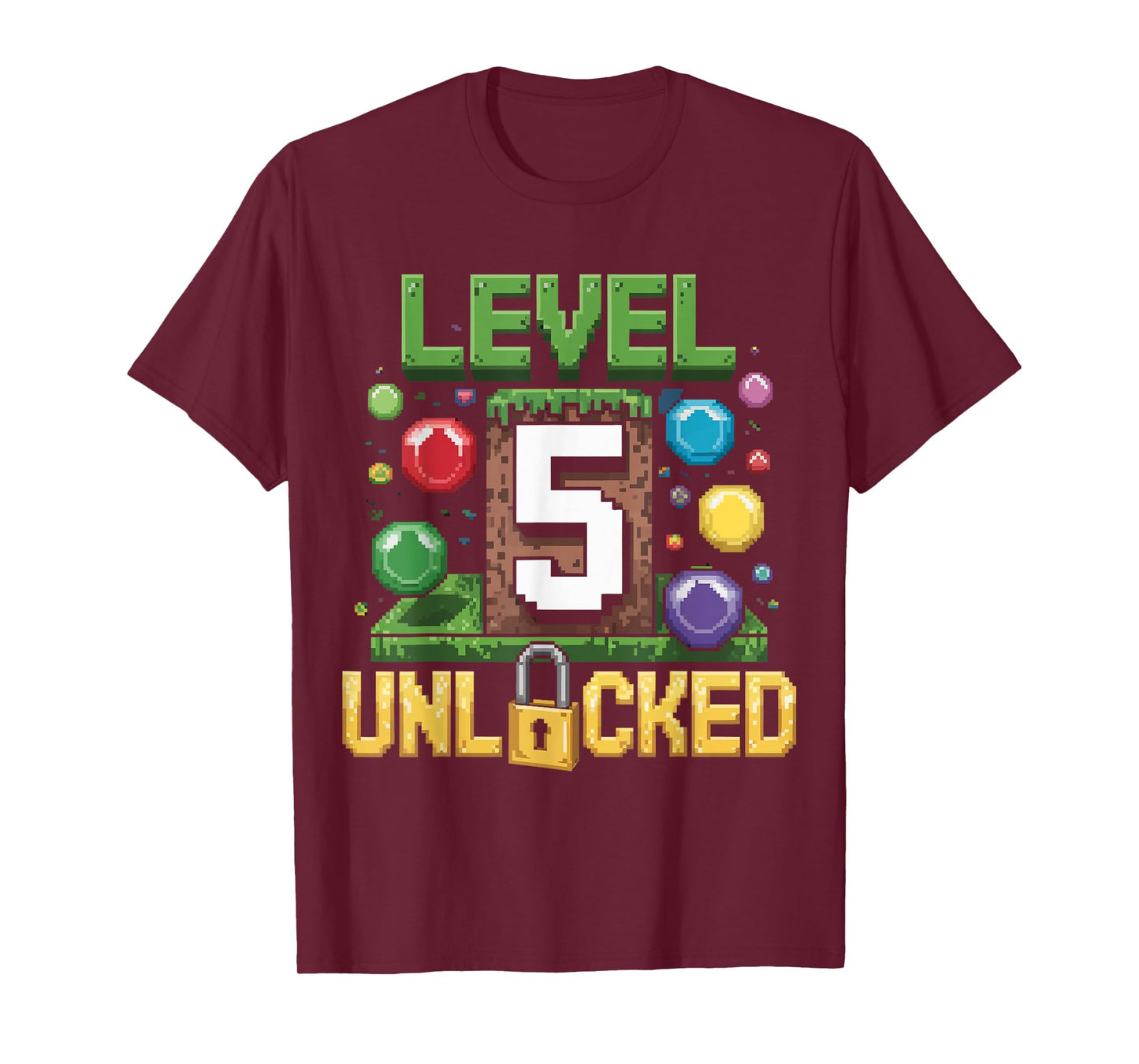 Birthday Children's Shirt Level 5 Unlocked 5 T-Shirt