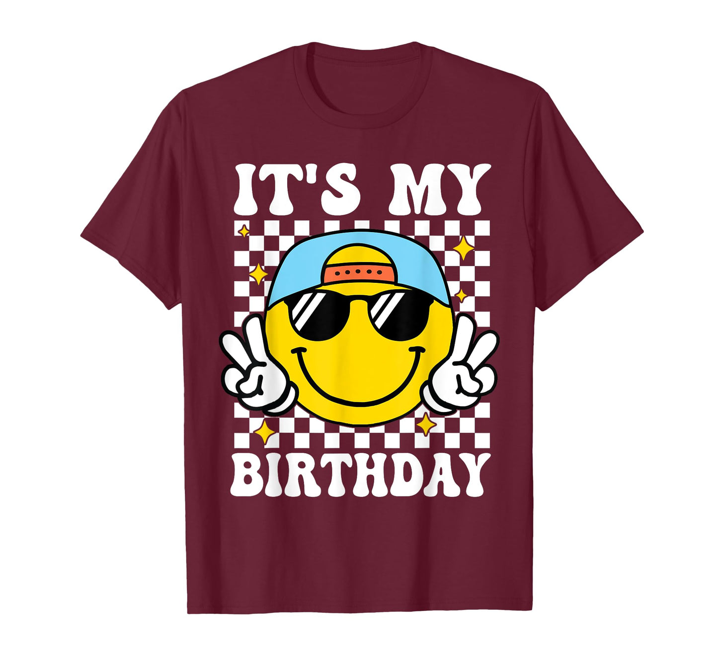 Bruh It's My Birthday Smile Birthday for Boys Kids T-Shirt