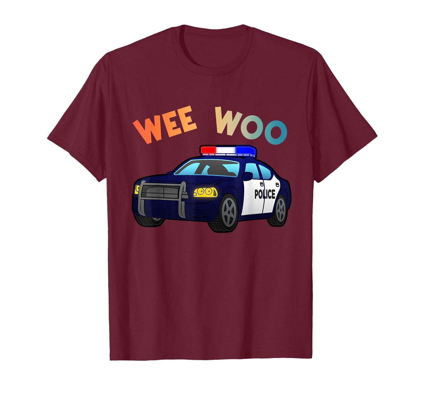 Funny Police Officer Art for Men Women Kids Boys Cop Police T-Shirt