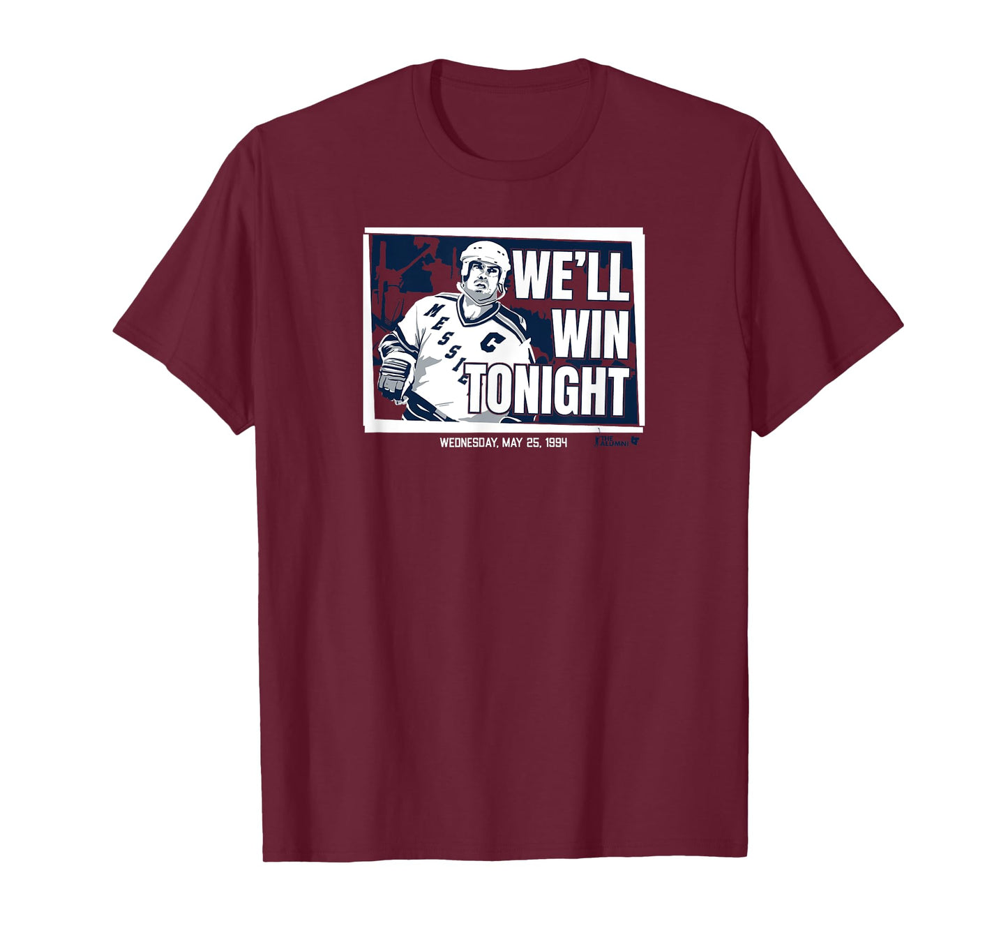 Mark Messier - We'll Win Tonight - New York Hockey T-Shirt