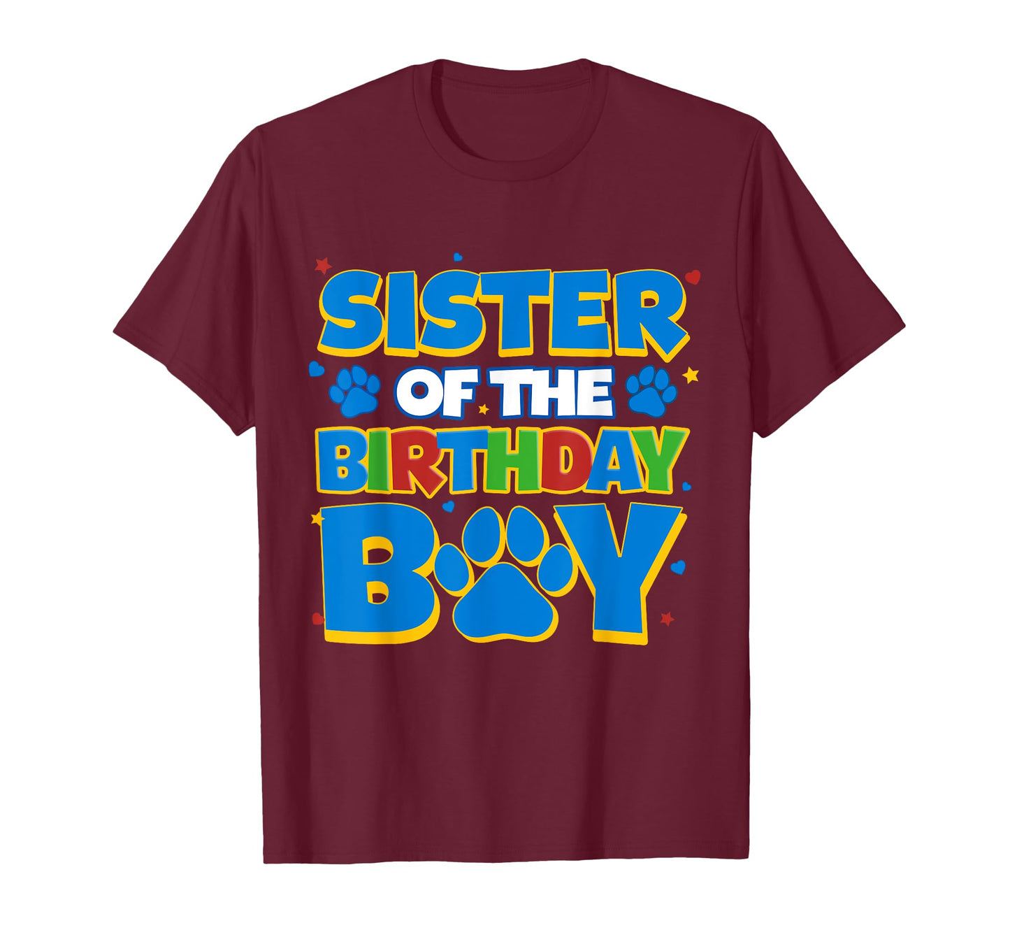 Funny Family Matching Party Shirt Sister Of The Birthday Boy T-Shirt