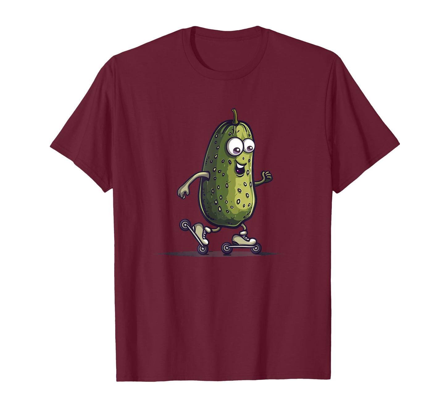 Sporty Pickle Costume for Inline Skates and skating Lovers T-Shirt