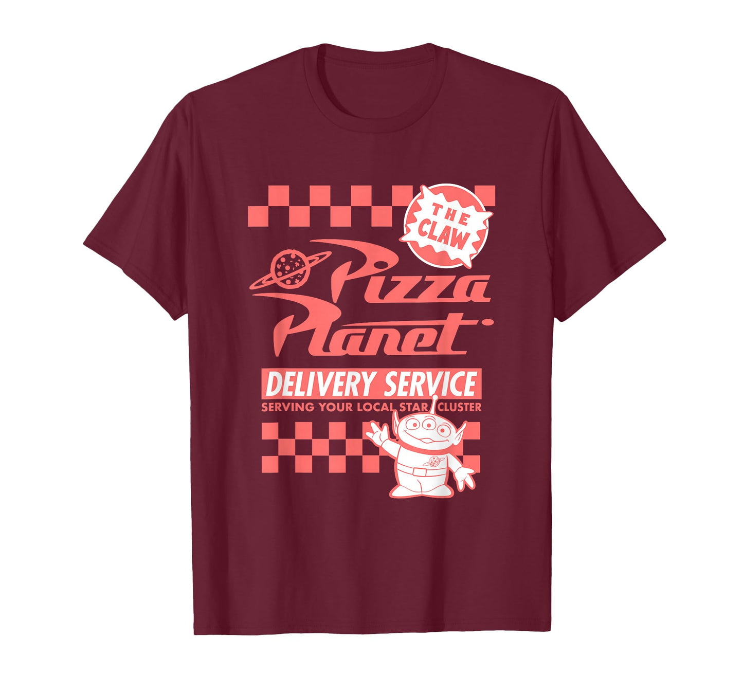 Disney Pixar Toy Story Pizza Planet Alien The Claw T-Shirt