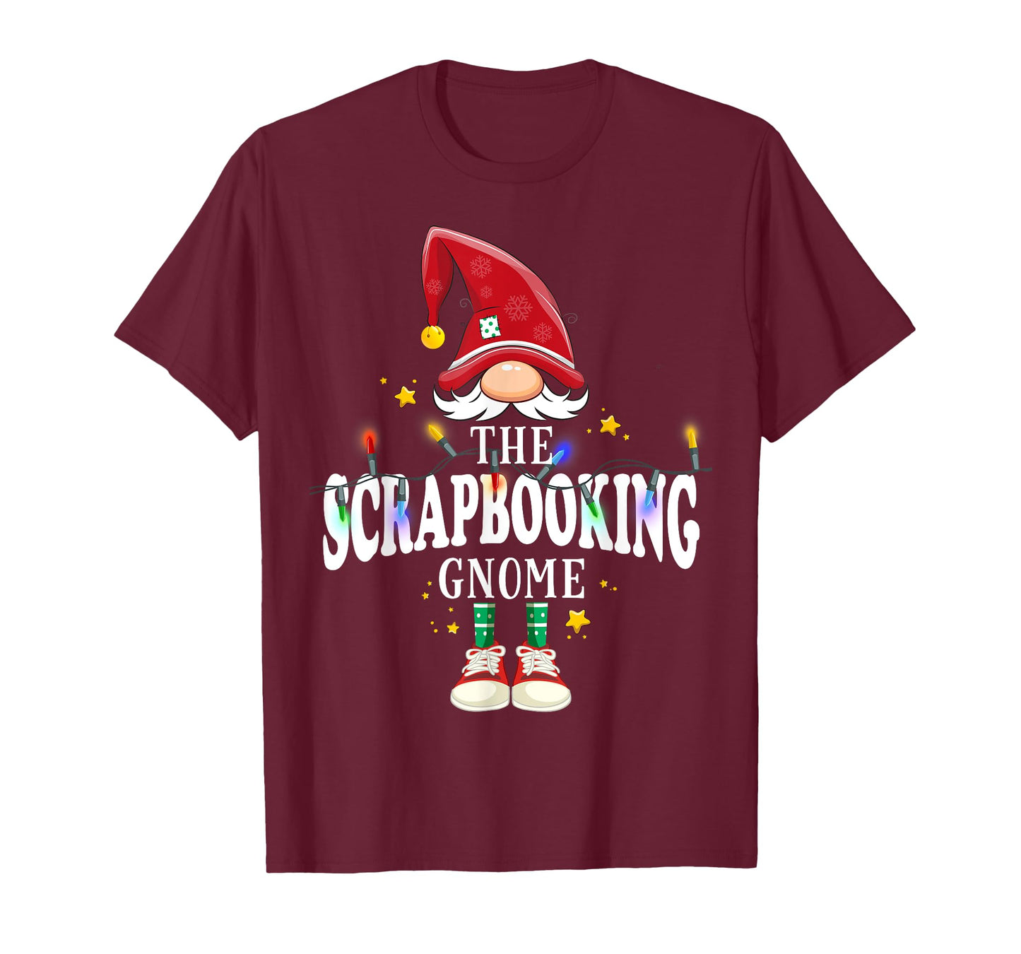 Christmas The Scrapbooking Gnome X-Mas Matching PJS T-Shirt